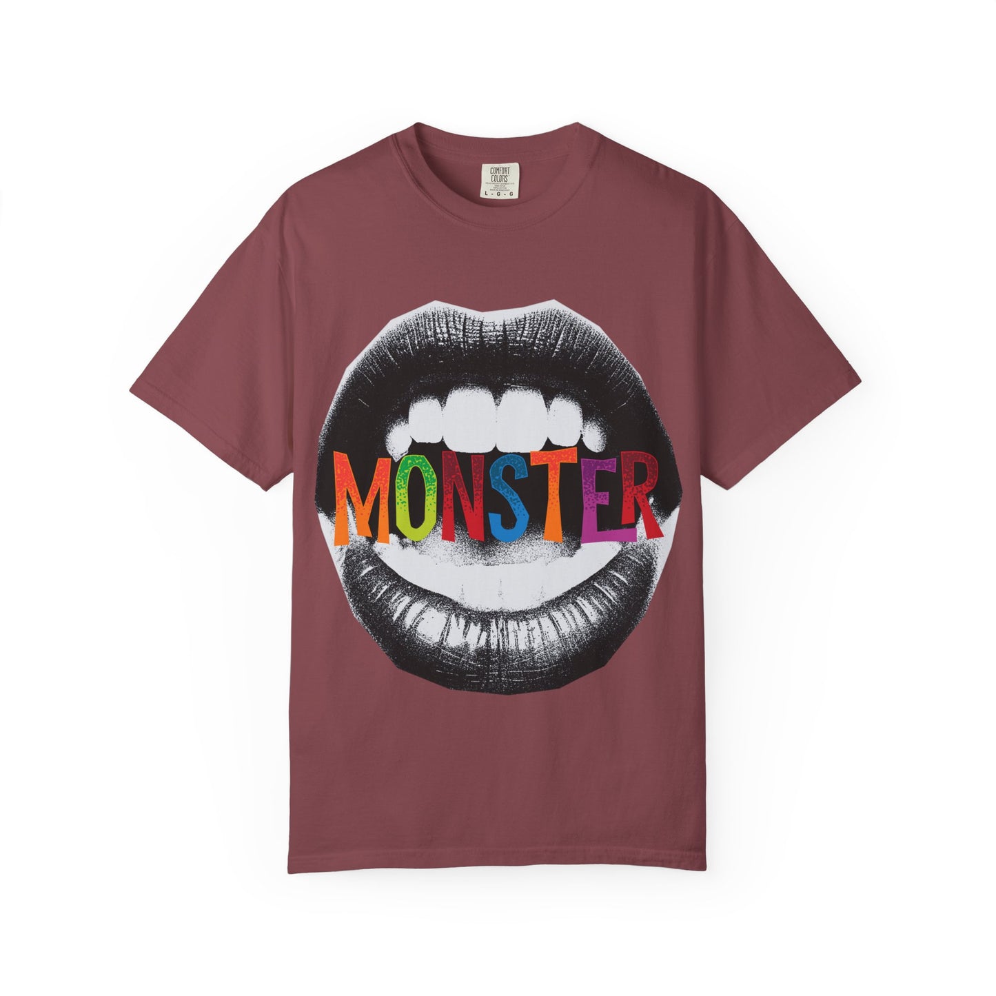 Colorful Monster Graphic T-shirt, Unisex Shirt, Fun Tee, Statement Apparel, Casual Wear, Gift for Artists