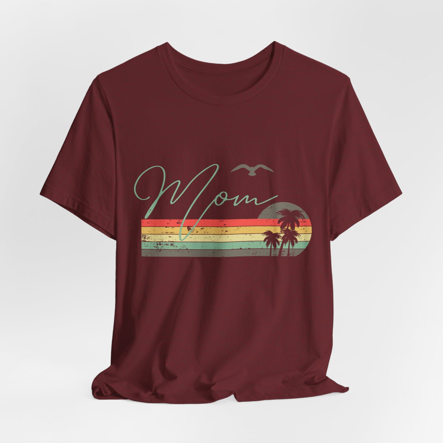 Mom Vibes Unisex Jersey Tee, Gift for Mom, Summer Outfit, Casual Wear, Eco-Friendly Fashion