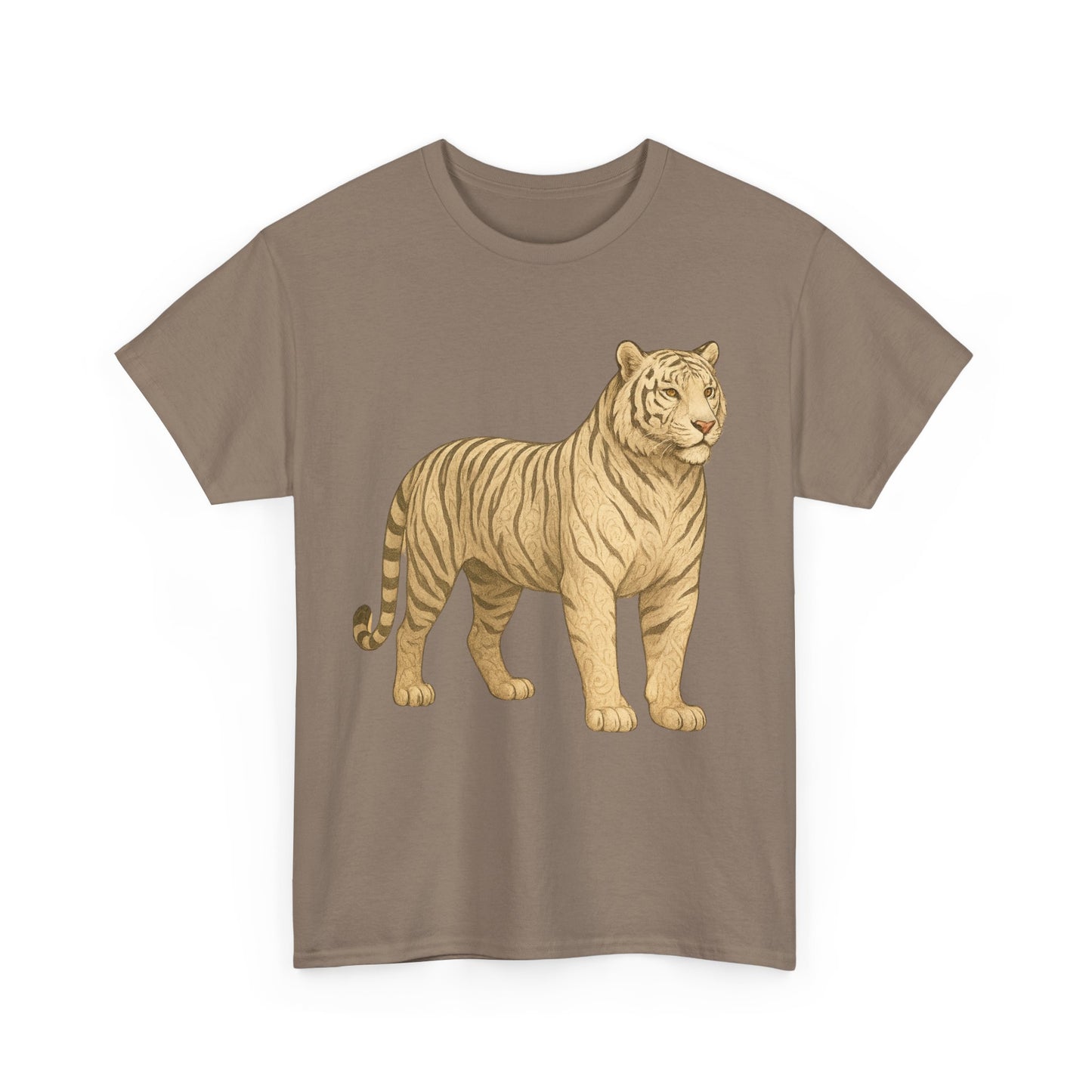 Stylish Tiger Print Tee, Perfect Gift for Animal Lovers, Unique Graphic Shirt, Eco-Friendly Cotton T-Shirt
