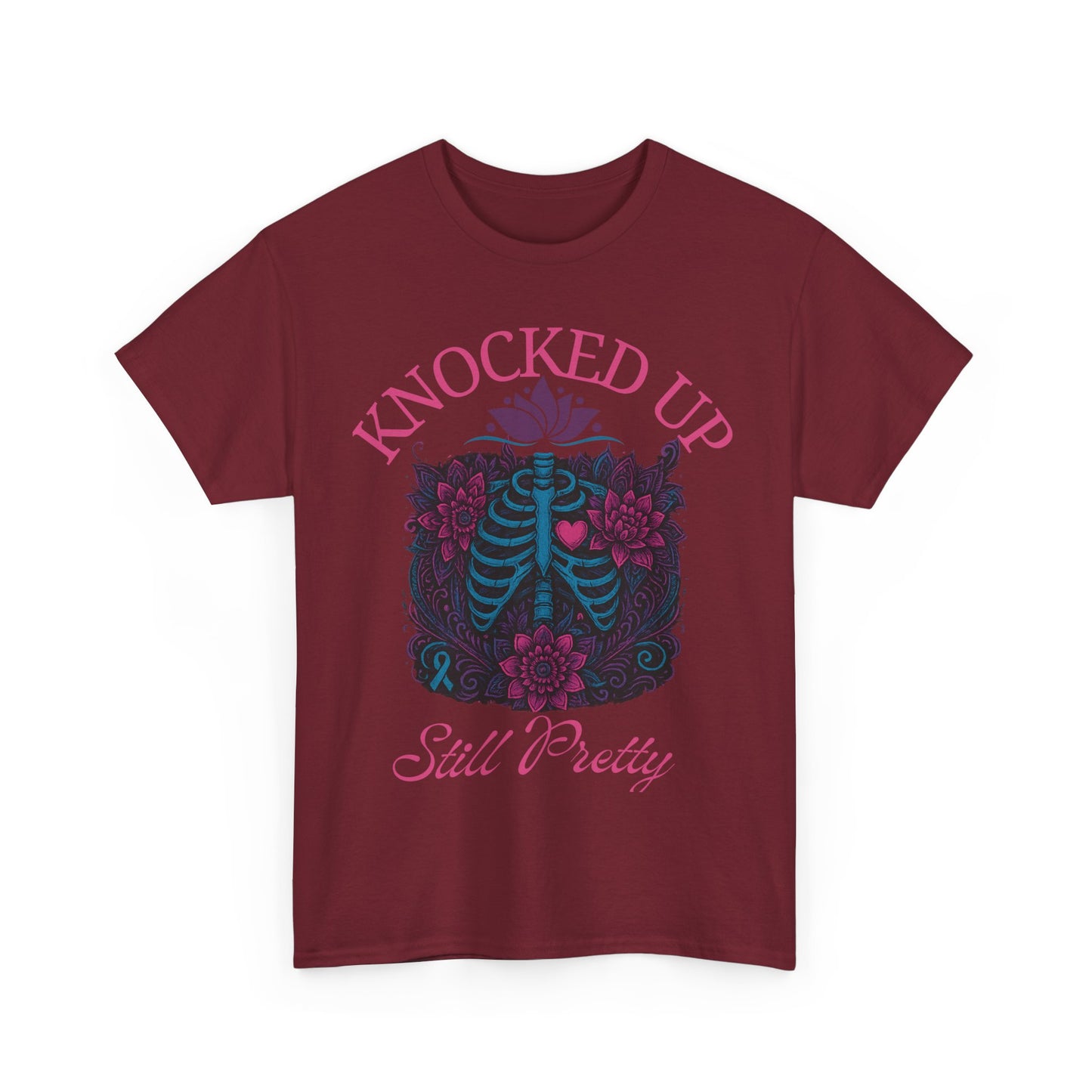Knocked Up Still Pretty T-Shirt, Gift for Expecting Moms, Funny Pregnancy Shirt, Maternity Wear, Baby Shower Gift