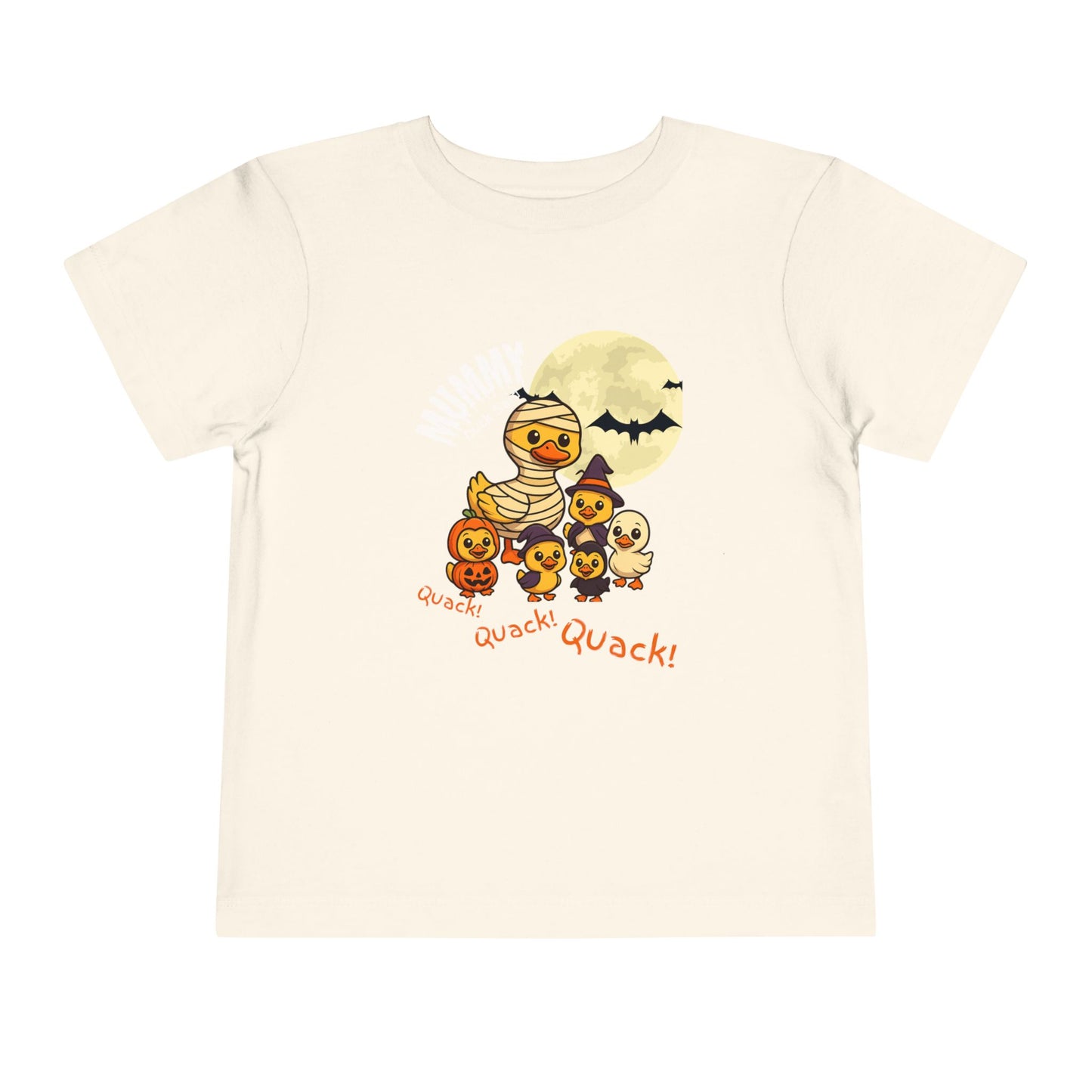 Halloween Toddler Tee, Cute Monster Duck T-Shirt, Kids Halloween Outfit, Quack Quack Quack Shirt