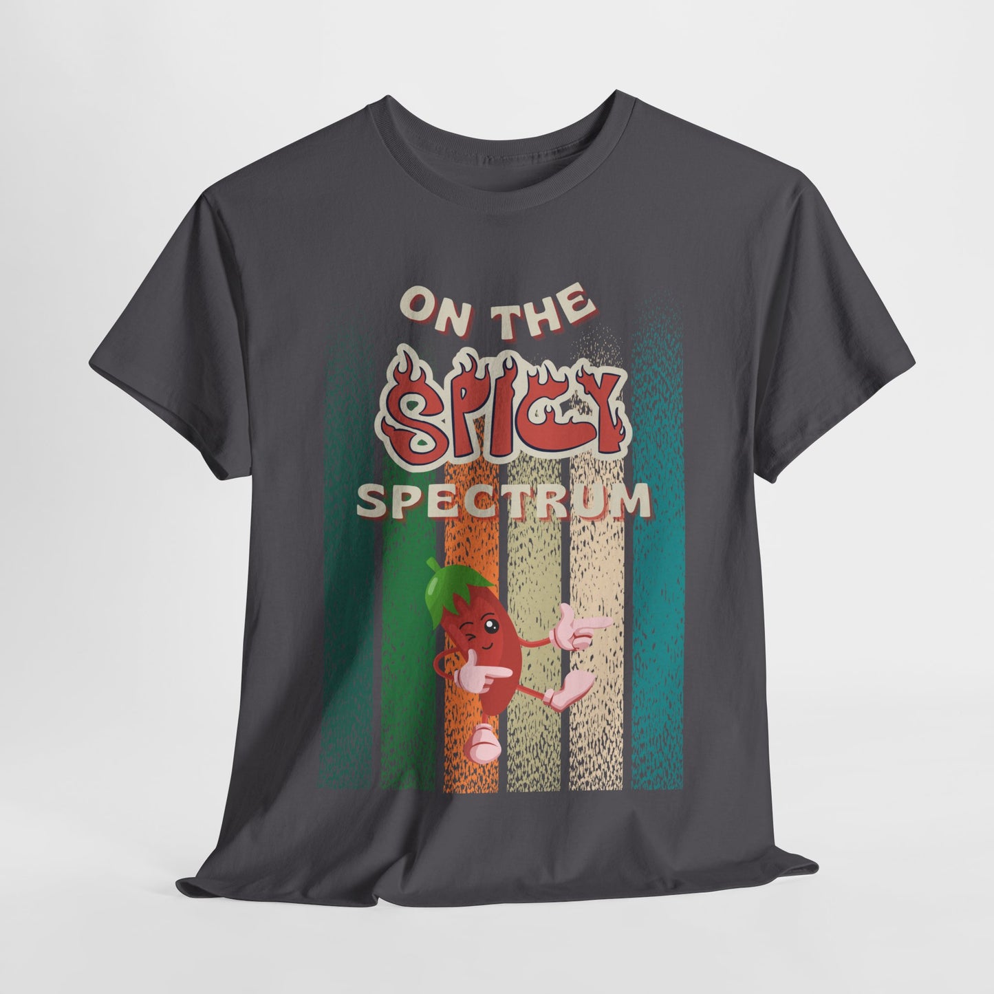 Spicy Spectrum Tee - Unisex Cotton Shirt for Autism with Attitude, Gift for Him, Vibrant Graphic Tee