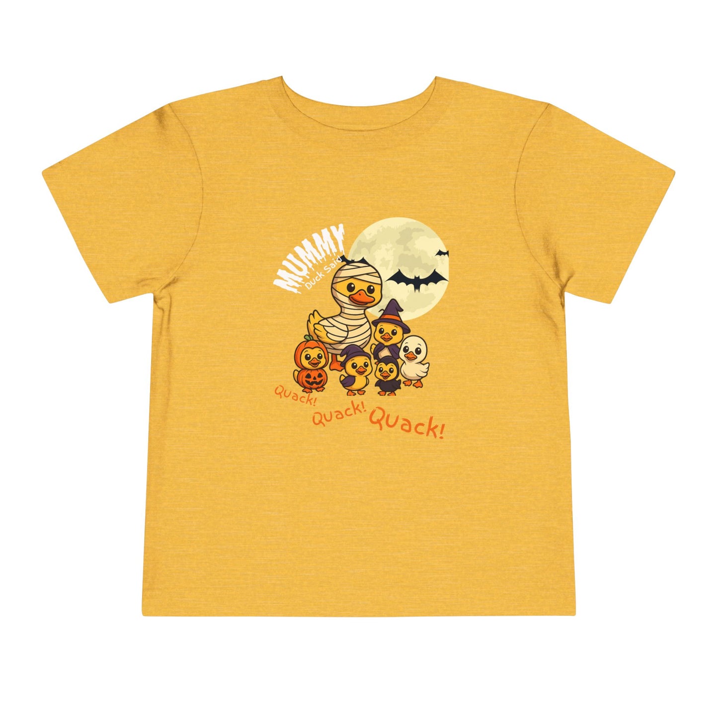 Halloween Toddler Tee, Cute Monster Duck T-Shirt, Kids Halloween Outfit, Quack Quack Quack Shirt