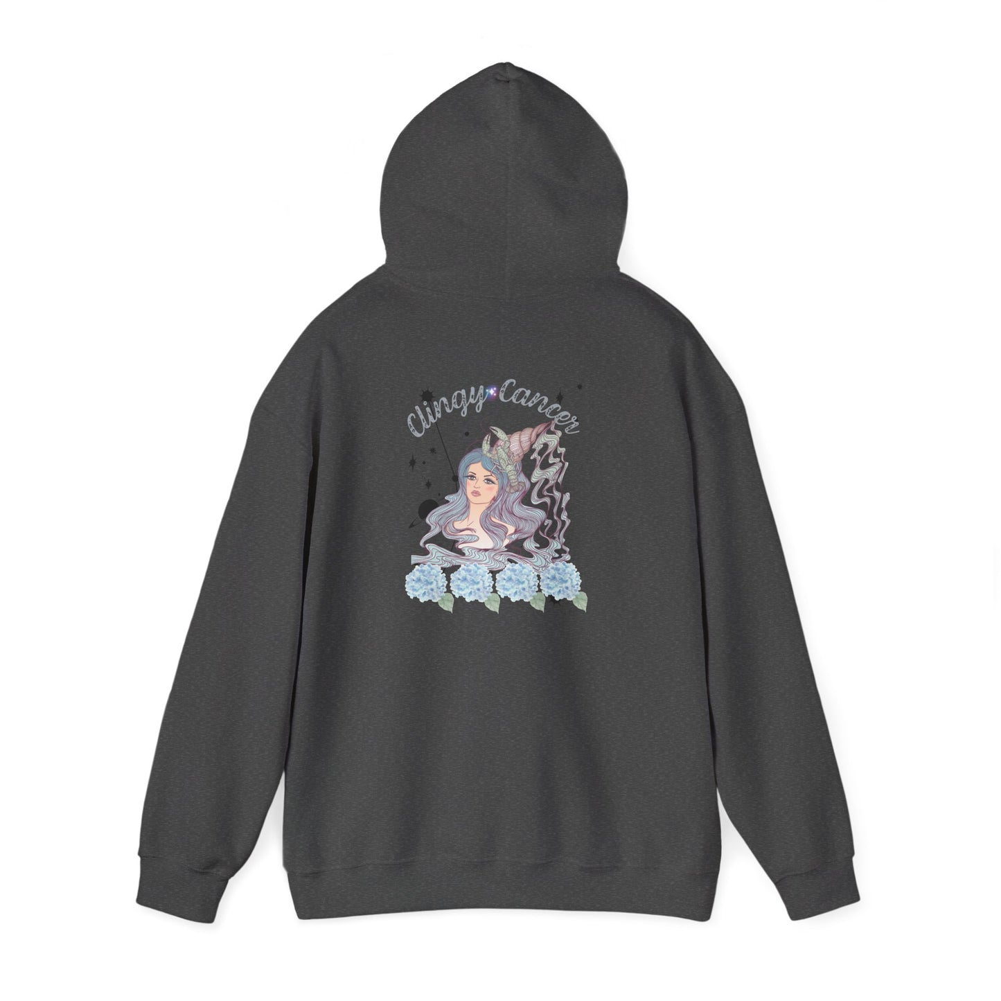 Cancer Zodiac Unisex Hoodie - Celestial Astrology Horoscope Sweatshirt for Women and Men