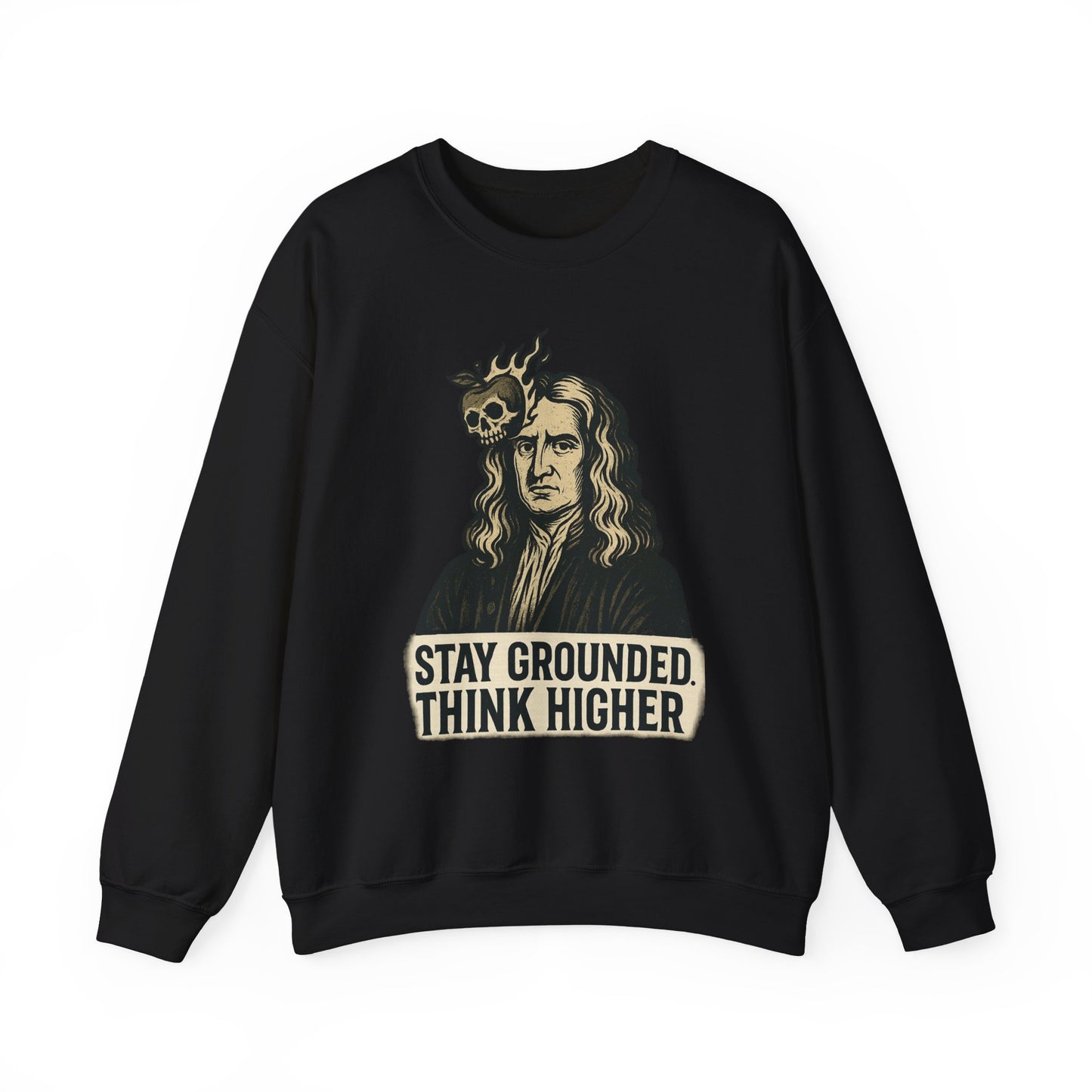 Isaac Newton Crewneck Sweatshirt, Inspirational Sweatshirt, Motivational Apparel, Casual Gift, Unisex Fashion