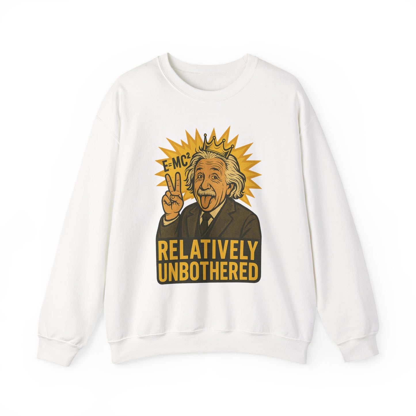 Albert Einstein Sweatshirt for Science Lovers, Gift for Nerds, Casual Wear, Relaxed Fit for Everyday