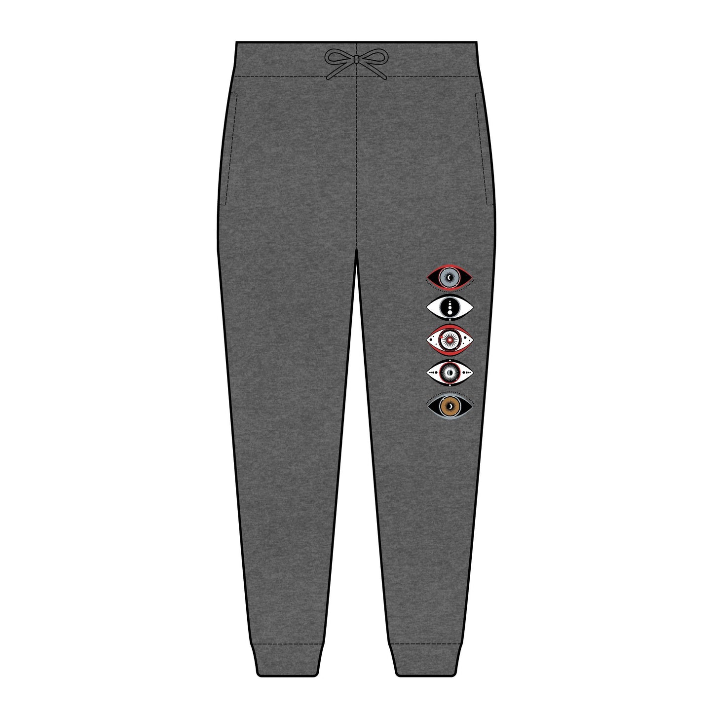 Eye-Catching Unisex Fleece Joggers, Cozy Lounge Pants for Comfort, Perfect Gift for Friends & Family, Great for Relaxing & Celebrations