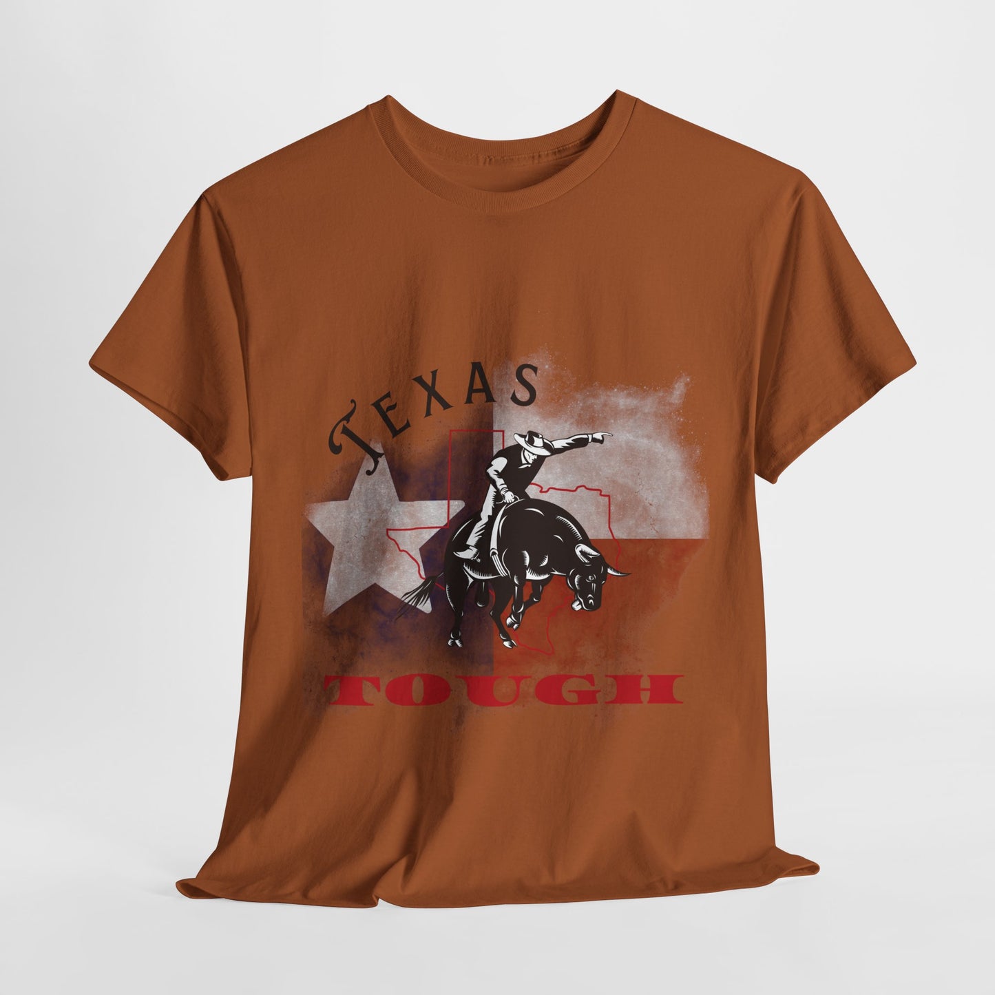 Texas Tough T Shirt, Rodeo Shirt, Western Bull Rider Tee, Cowboy Gift, Country Music, Texas Pride T-Shirt