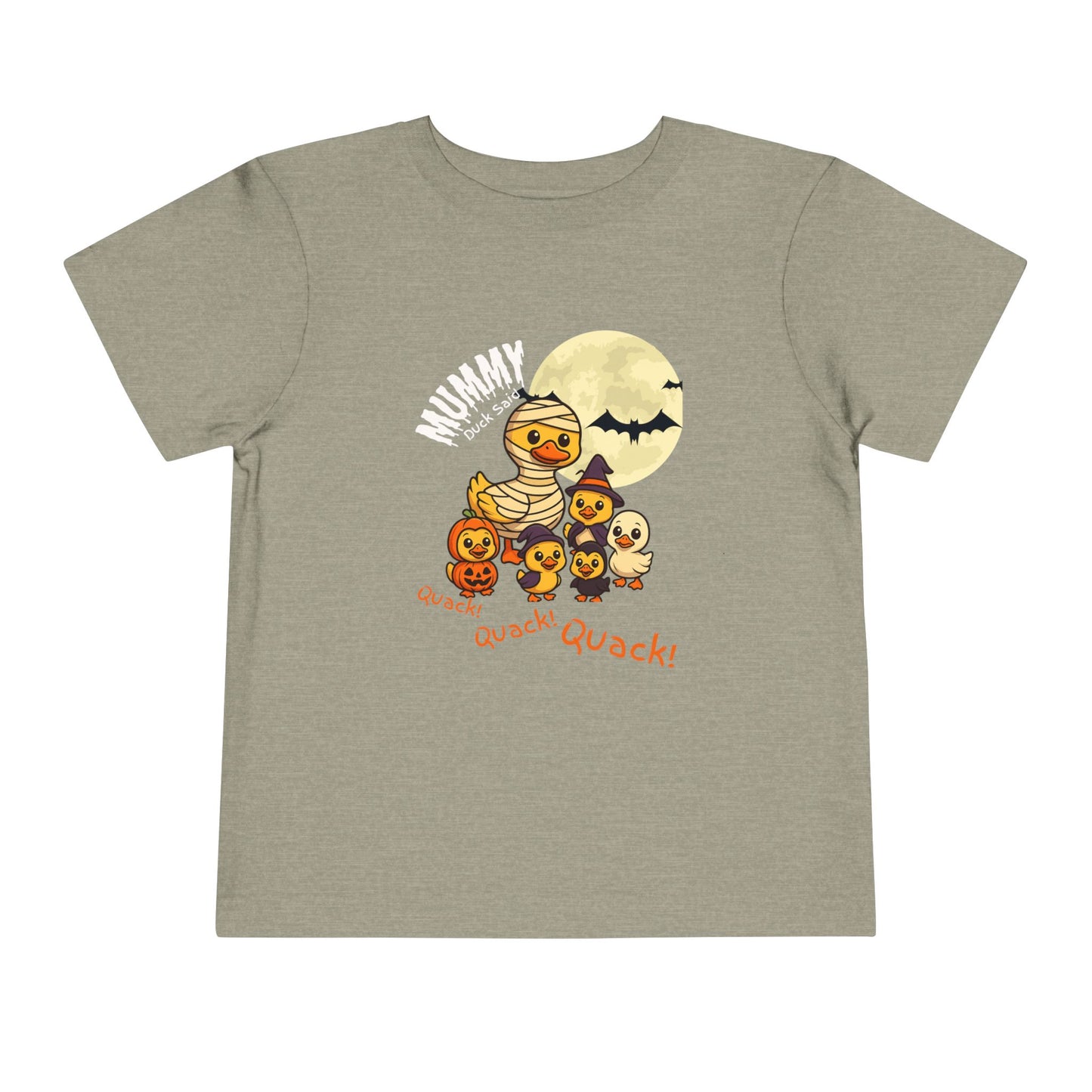 Halloween Toddler Tee, Cute Monster Duck T-Shirt, Kids Halloween Outfit, Quack Quack Quack Shirt