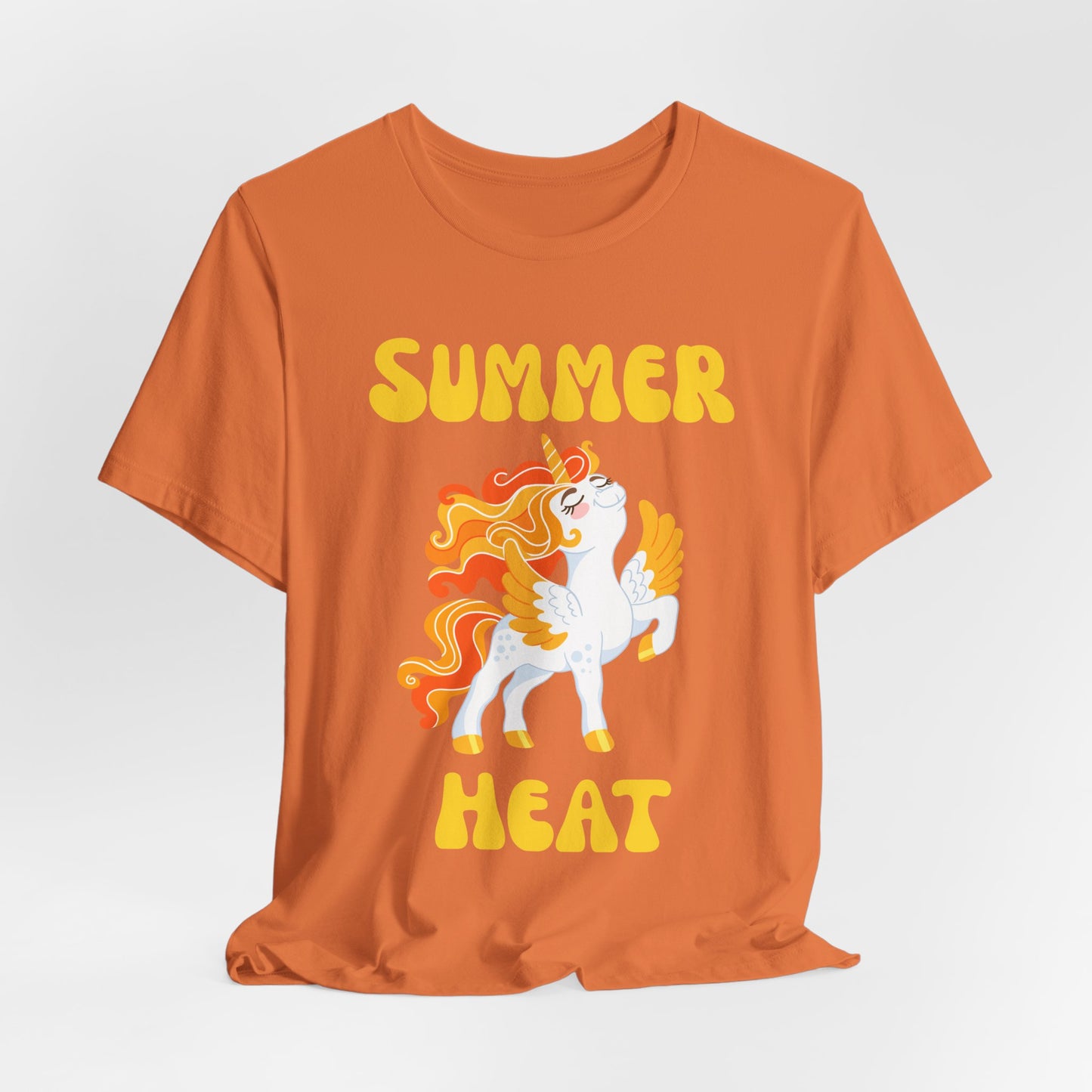 Summer Heat Unicorn Tee - Fun Summer Apparel, Gift for Unicorn Lovers, Cute Casual Wear, Festival Shirt
