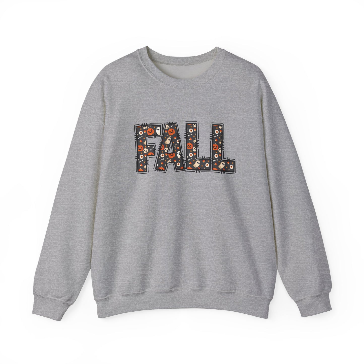Fall Pumpkin Sweatshirt for Halloween October Vibes, Autumn Outfit, Gift for Her, Layering Piece, Casual Fall Style