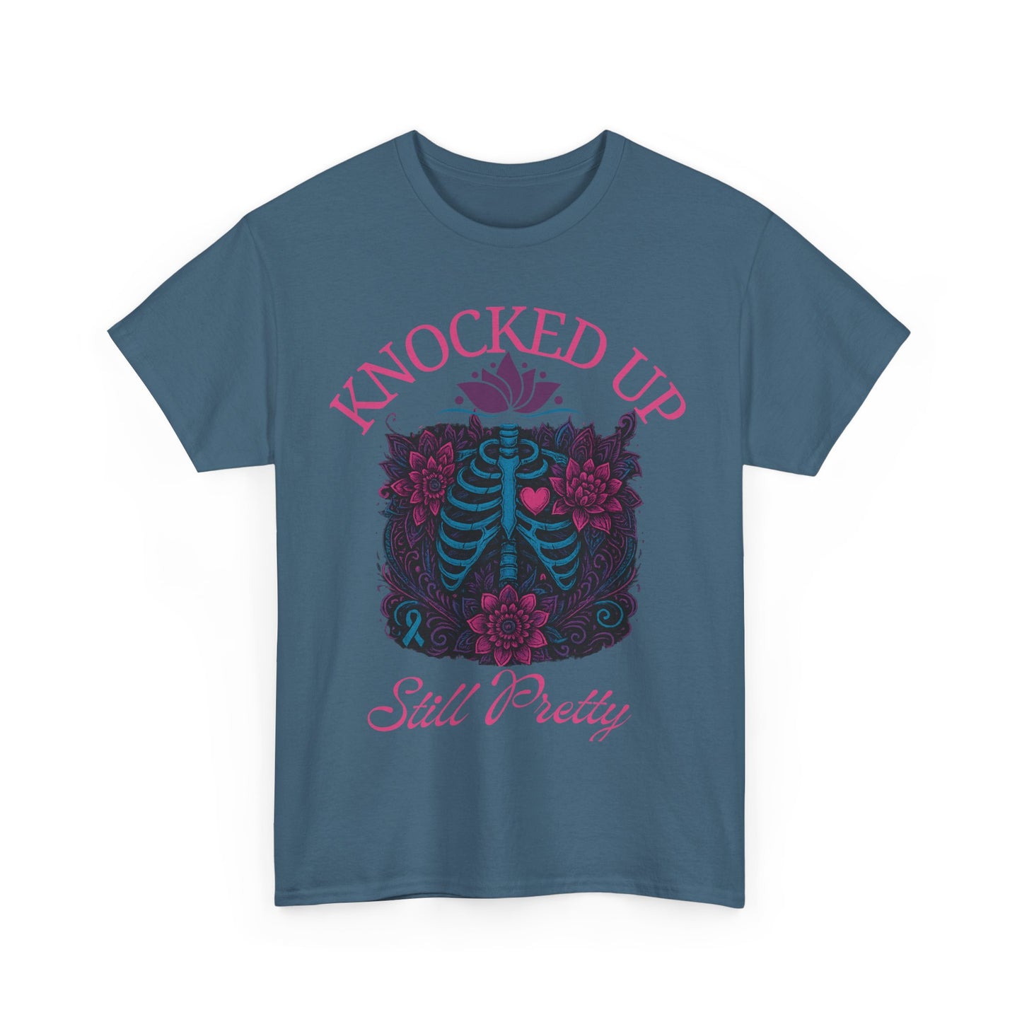 Knocked Up Still Pretty T-Shirt, Gift for Expecting Moms, Funny Pregnancy Shirt, Maternity Wear, Baby Shower Gift