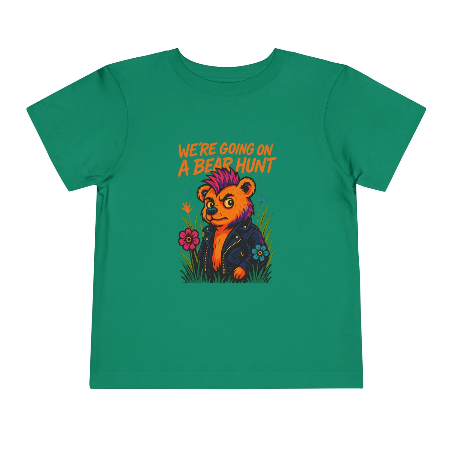 Toddler Bad Bear Hunt Tee - Fun Kids T-Shirt, Birthday Gift, Animal Story Lovers
