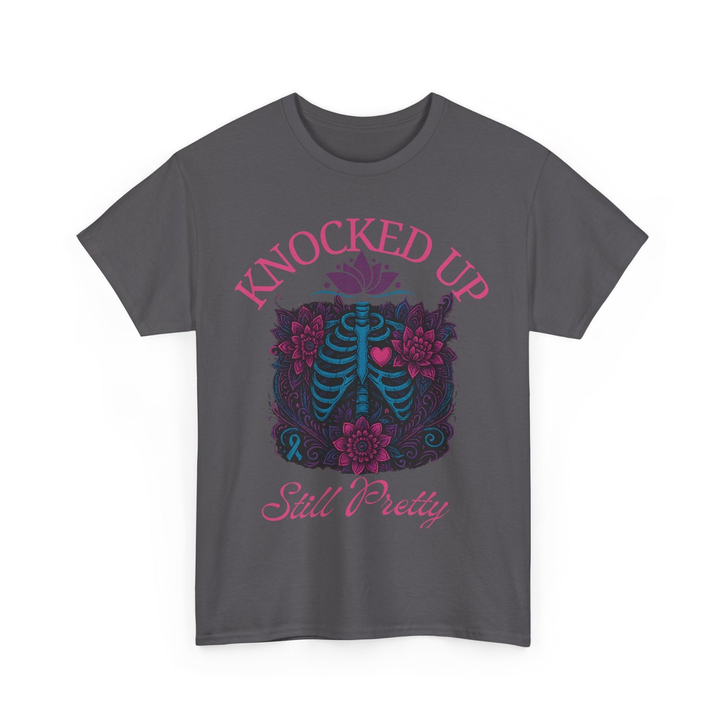 Knocked Up Still Pretty T-Shirt, Gift for Expecting Moms, Funny Pregnancy Shirt, Maternity Wear, Baby Shower Gift