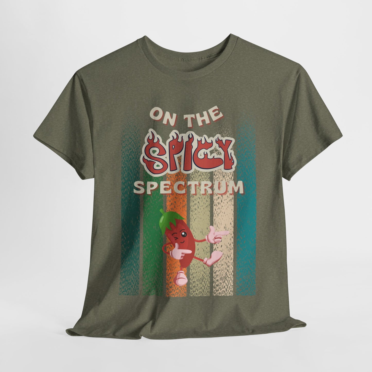 Spicy Spectrum Tee - Unisex Cotton Shirt for Autism with Attitude, Gift for Him, Vibrant Graphic Tee