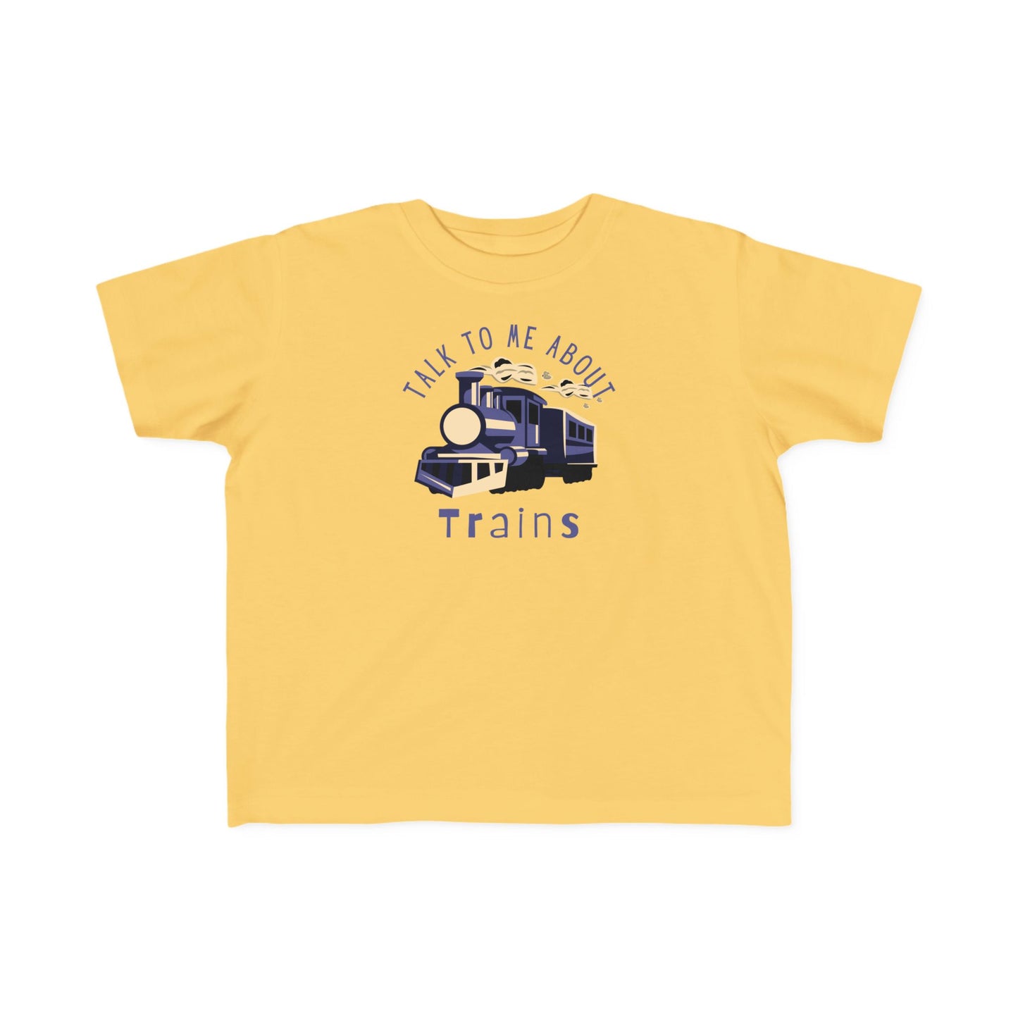 Train Enthusiast Toddler Tee, Kids Gift for Train Lovers