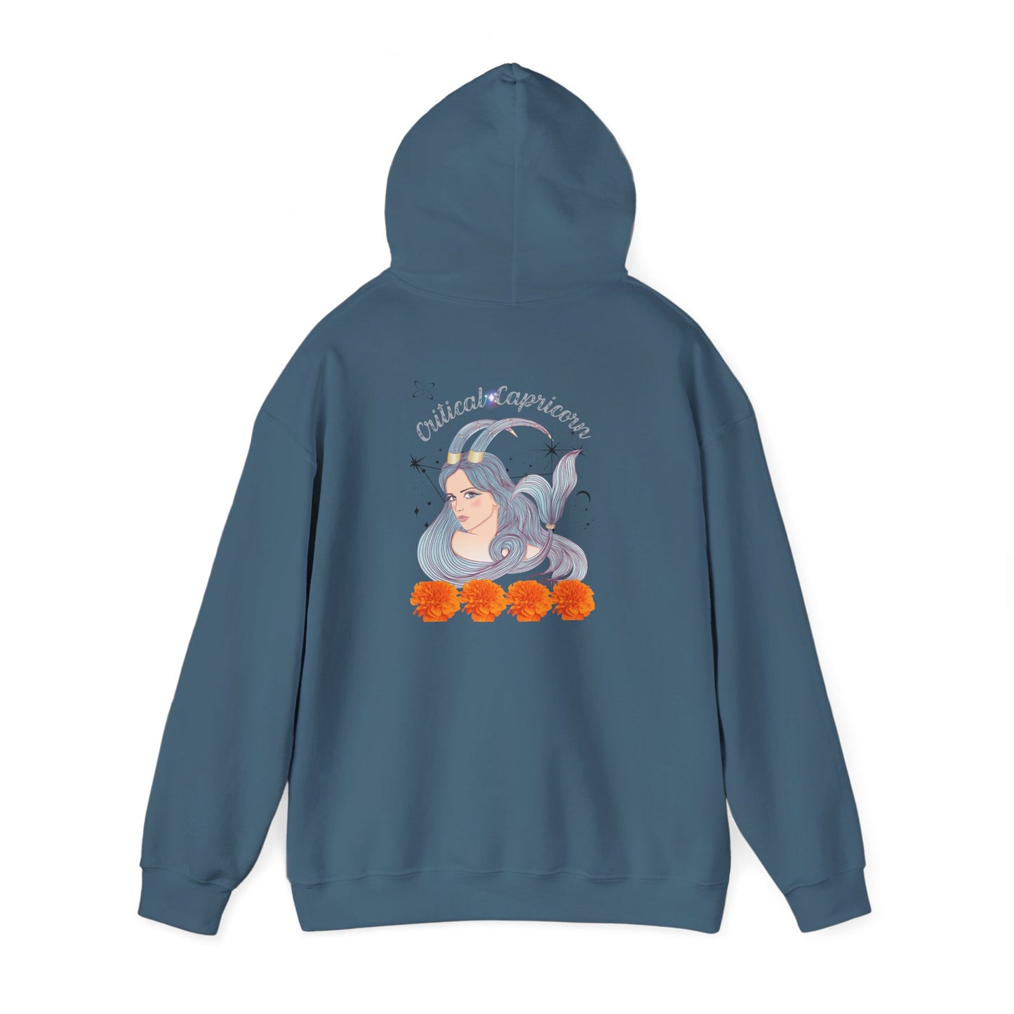 Capricorn Zodiac Unisex Hoodie: Astrological Cosmic Design for Horoscope Enthusiasts