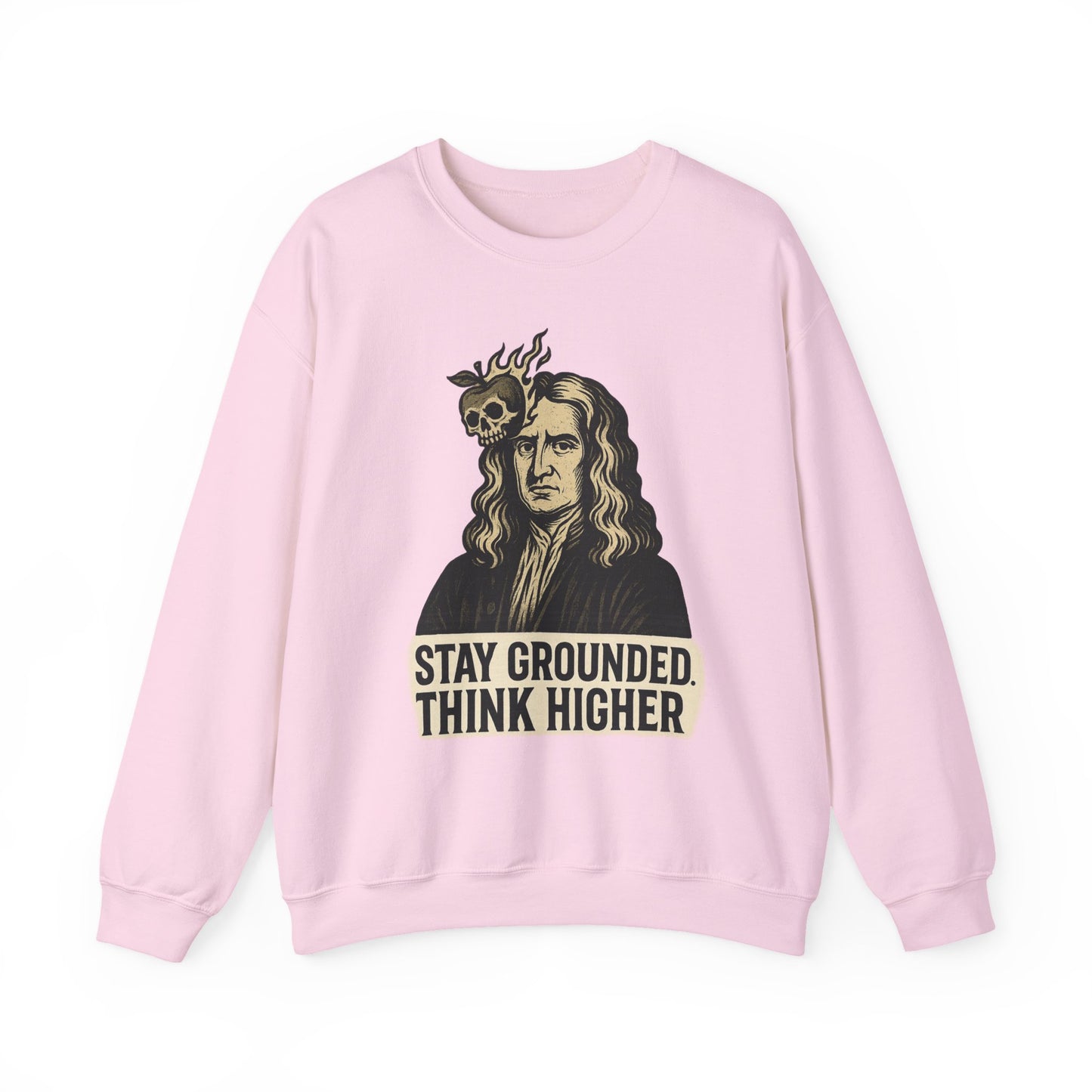 Isaac Newton Crewneck Sweatshirt, Inspirational Sweatshirt, Motivational Apparel, Casual Gift, Unisex Fashion