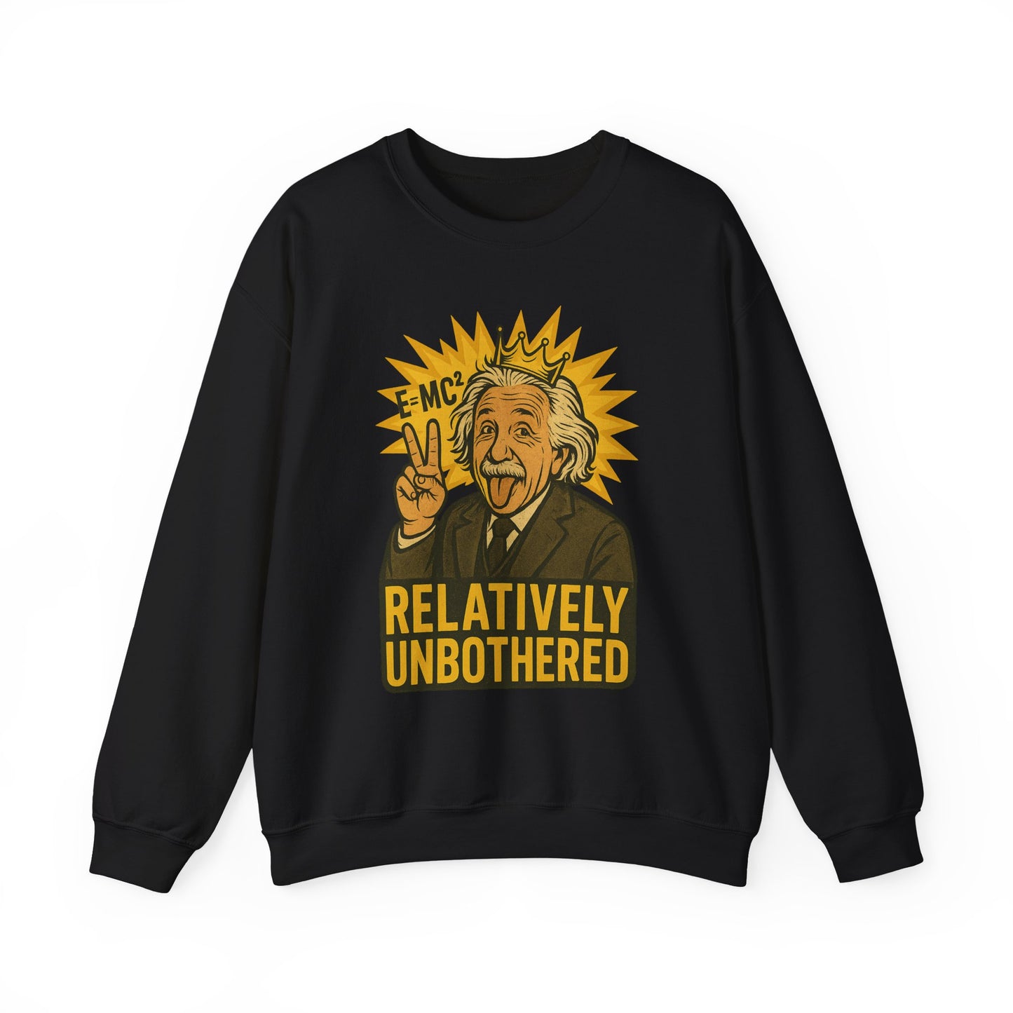 Albert Einstein Sweatshirt for Science Lovers, Gift for Nerds, Casual Wear, Relaxed Fit for Everyday