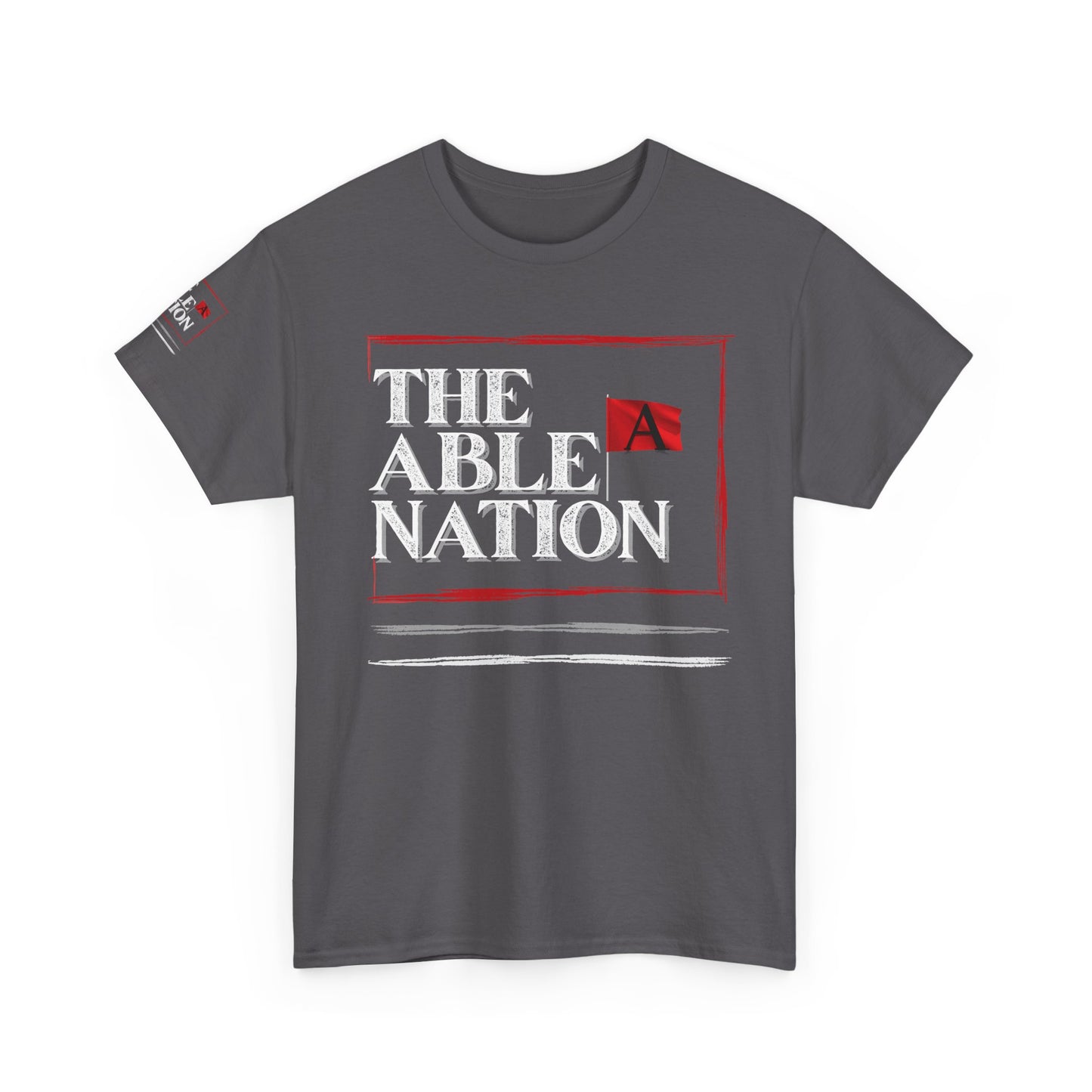 Unisex Heavy Cotton Tee with 'The Able Nation' Graphic T-shirt