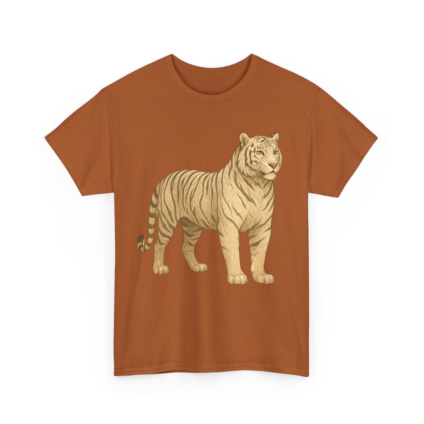 Stylish Tiger Print Tee, Perfect Gift for Animal Lovers, Unique Graphic Shirt, Eco-Friendly Cotton T-Shirt