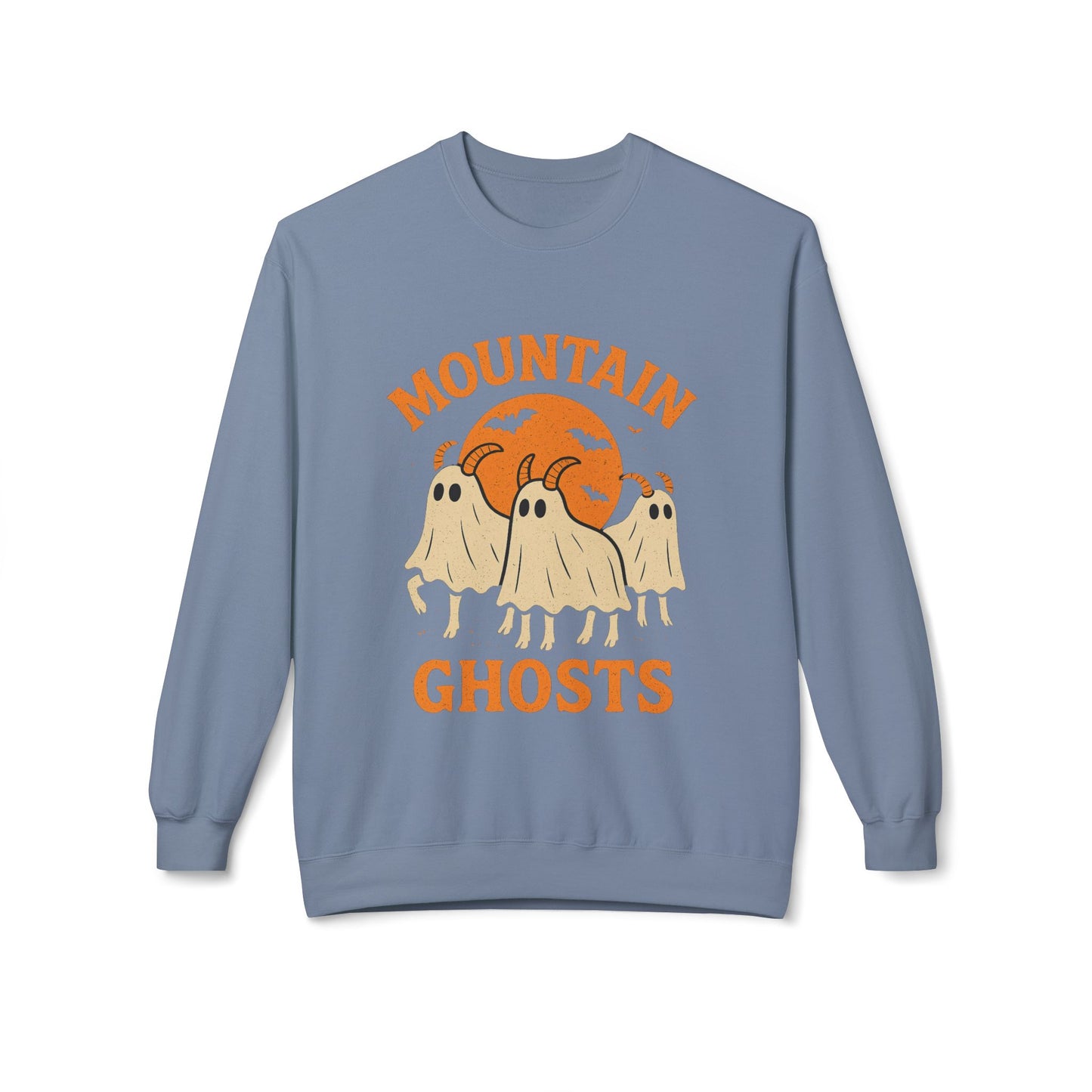 Halloween Mountain Ghosts Crewneck Sweatshirt | Halloween Sweater, Spooky Season Style