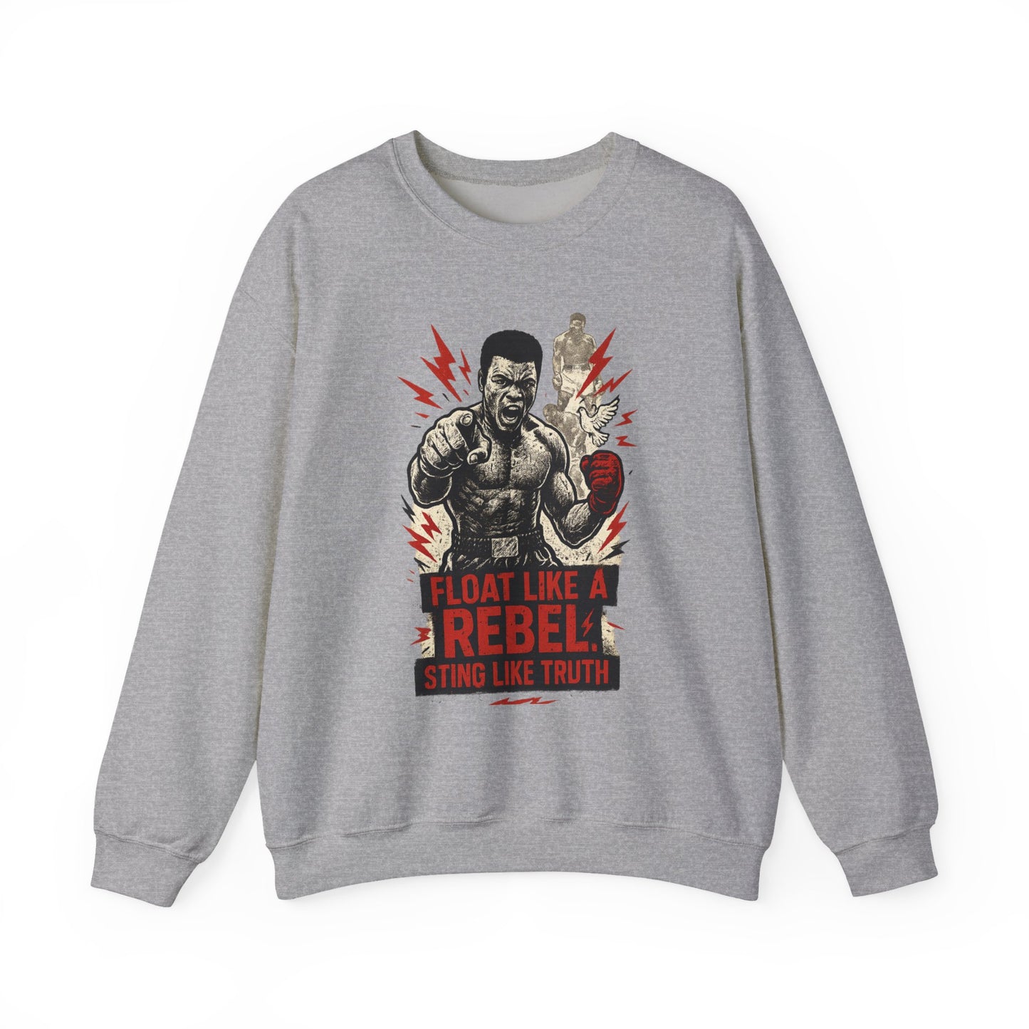 Muhammad Ali Sweatshirt, Motivational Boxing Gift, Statement Sweatshirt, Athleisure Clothing, Inspiration Wear