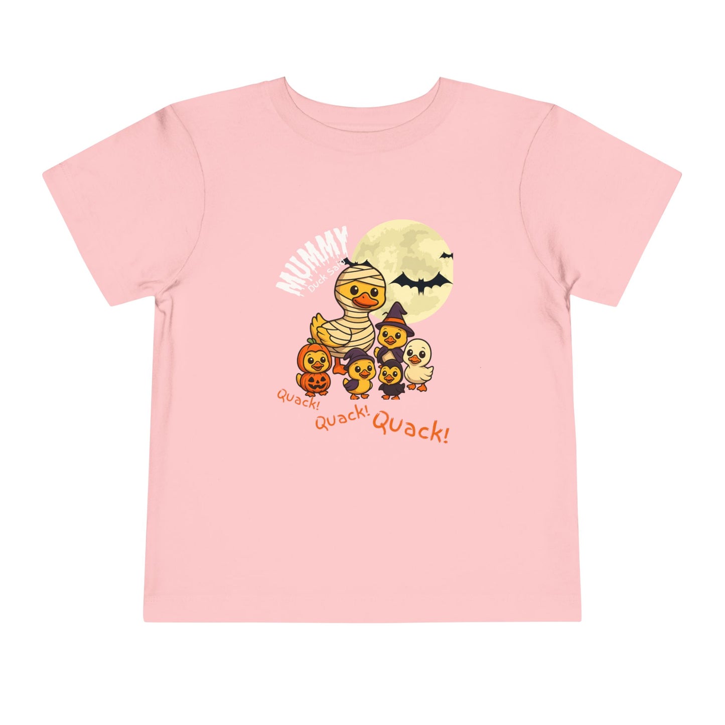 Halloween Toddler Tee, Cute Monster Duck T-Shirt, Kids Halloween Outfit, Quack Quack Quack Shirt