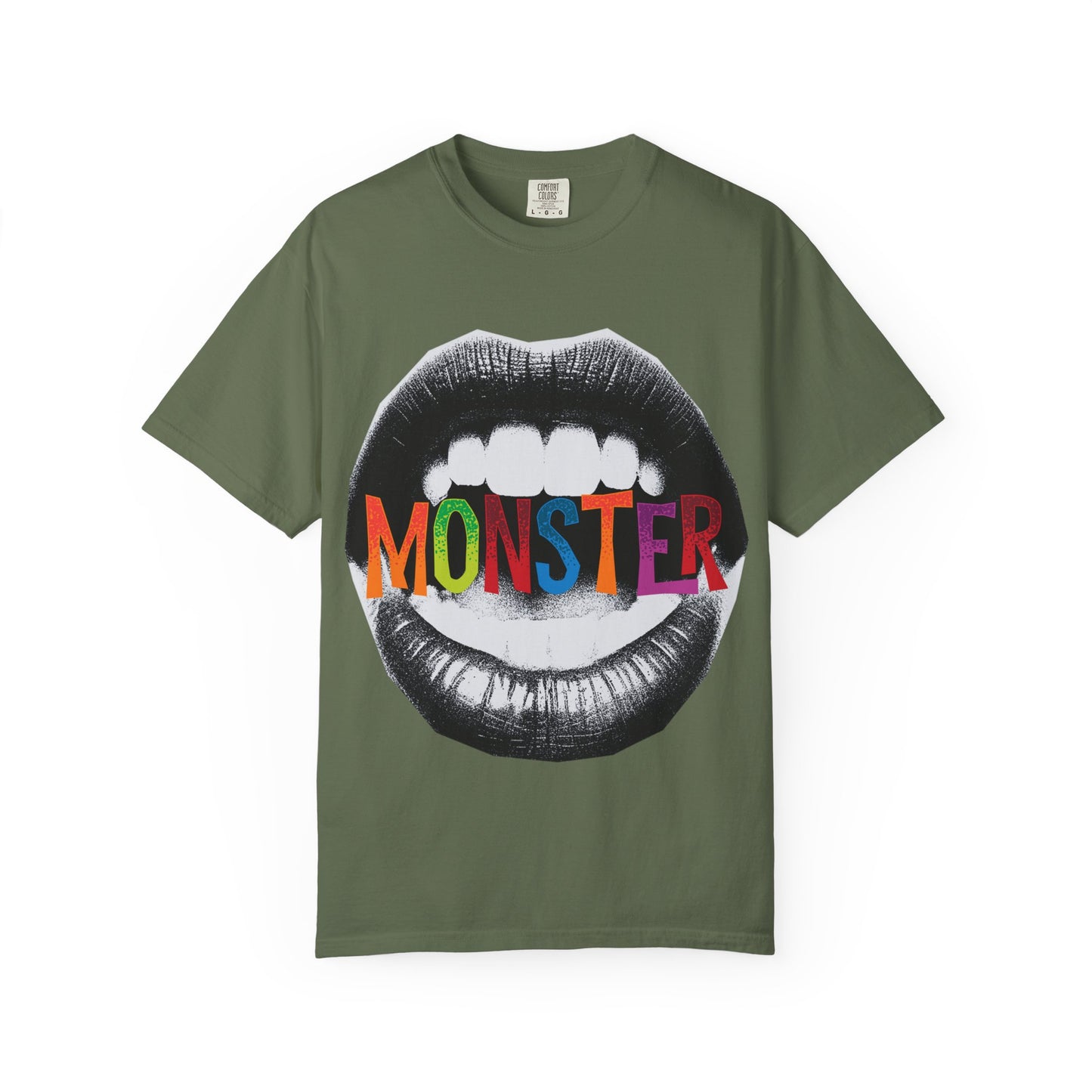Colorful Monster Graphic T-shirt, Unisex Shirt, Fun Tee, Statement Apparel, Casual Wear, Gift for Artists