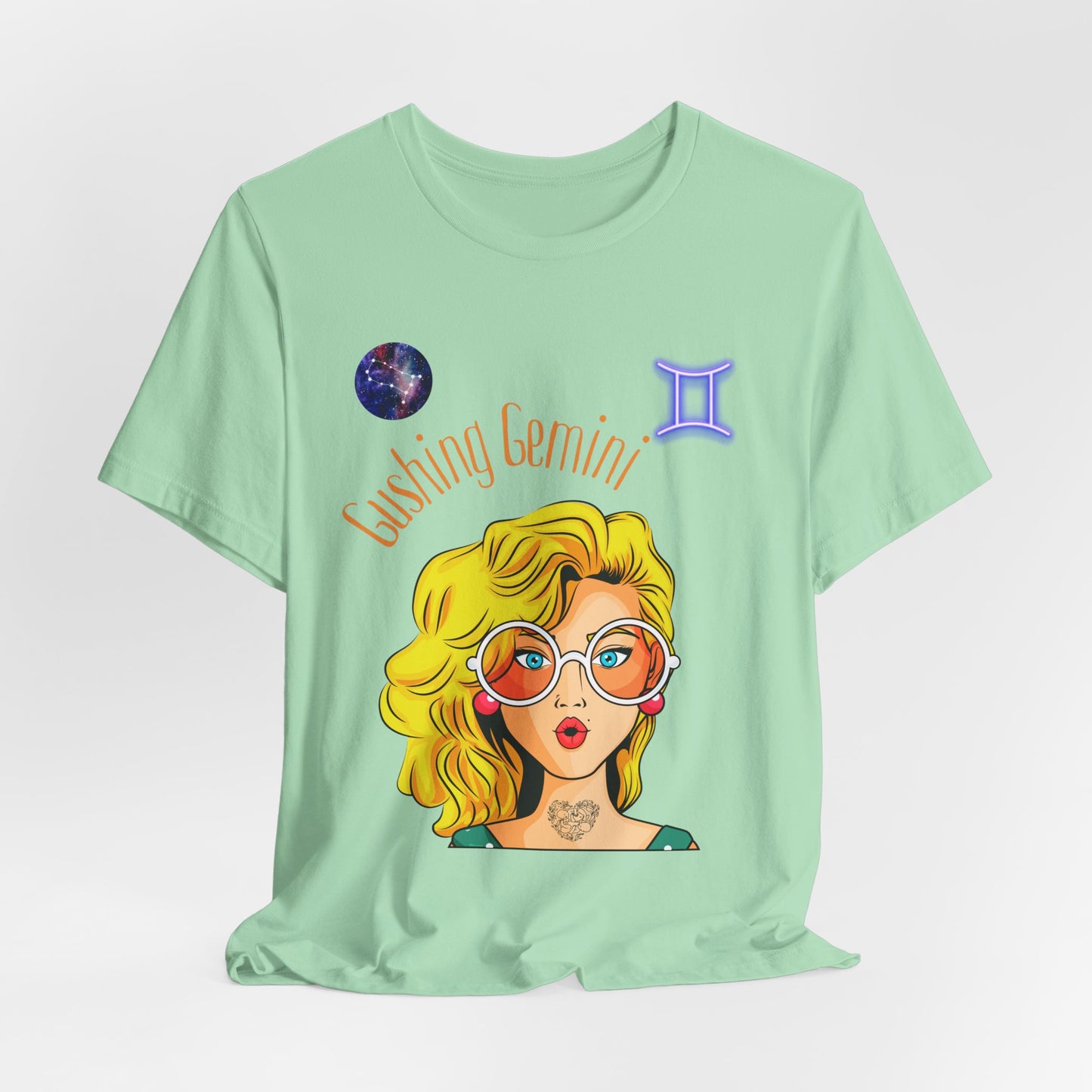 Gemini Astrology Tee, Zodiac Shirt, Horoscope Top, Birthday, Astrology Lovers T-Shirt, Casual Summer Wear