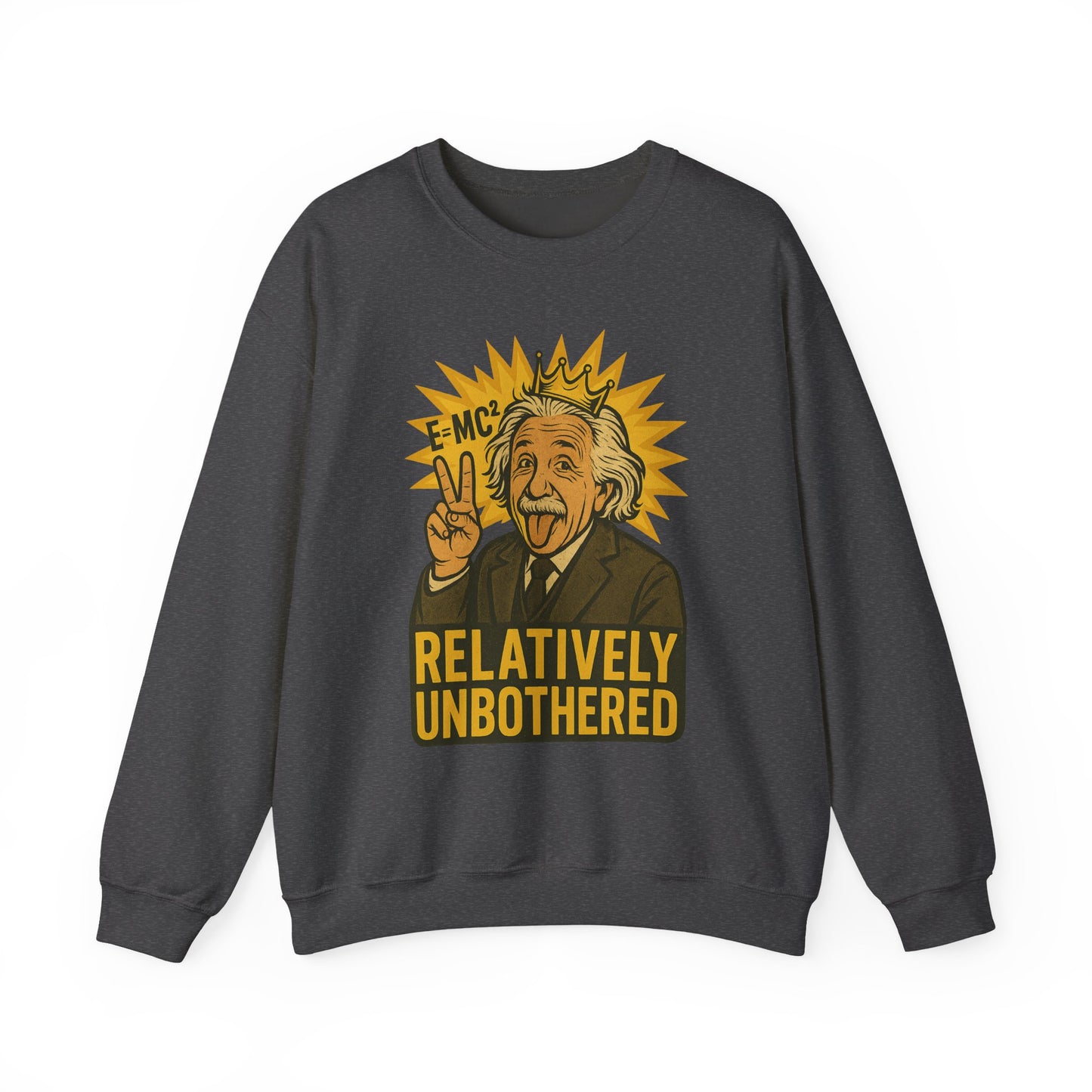 Albert Einstein Sweatshirt for Science Lovers, Gift for Nerds, Casual Wear, Relaxed Fit for Everyday