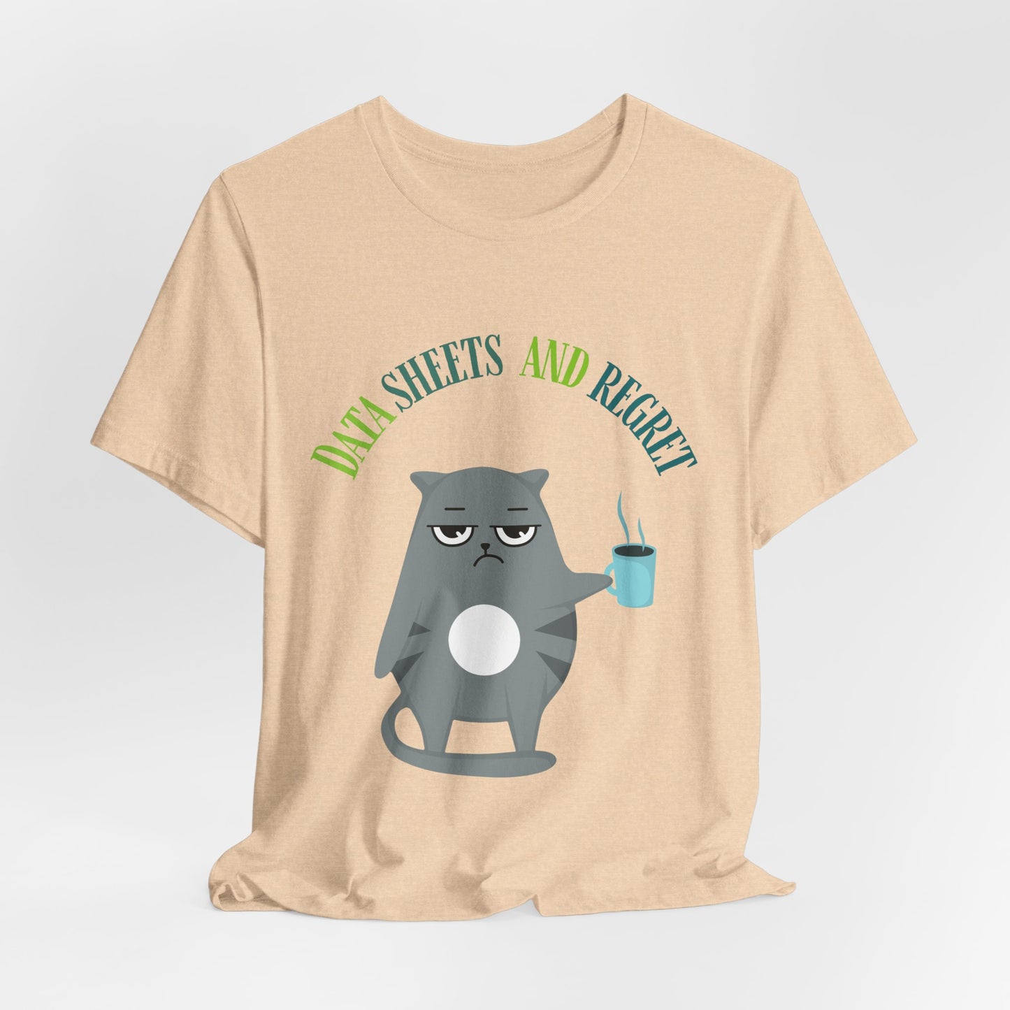Funny RBT, BCBA T-shirt-Data Sheets and Regrets – Grumpy Cat RBT ABA Tee
