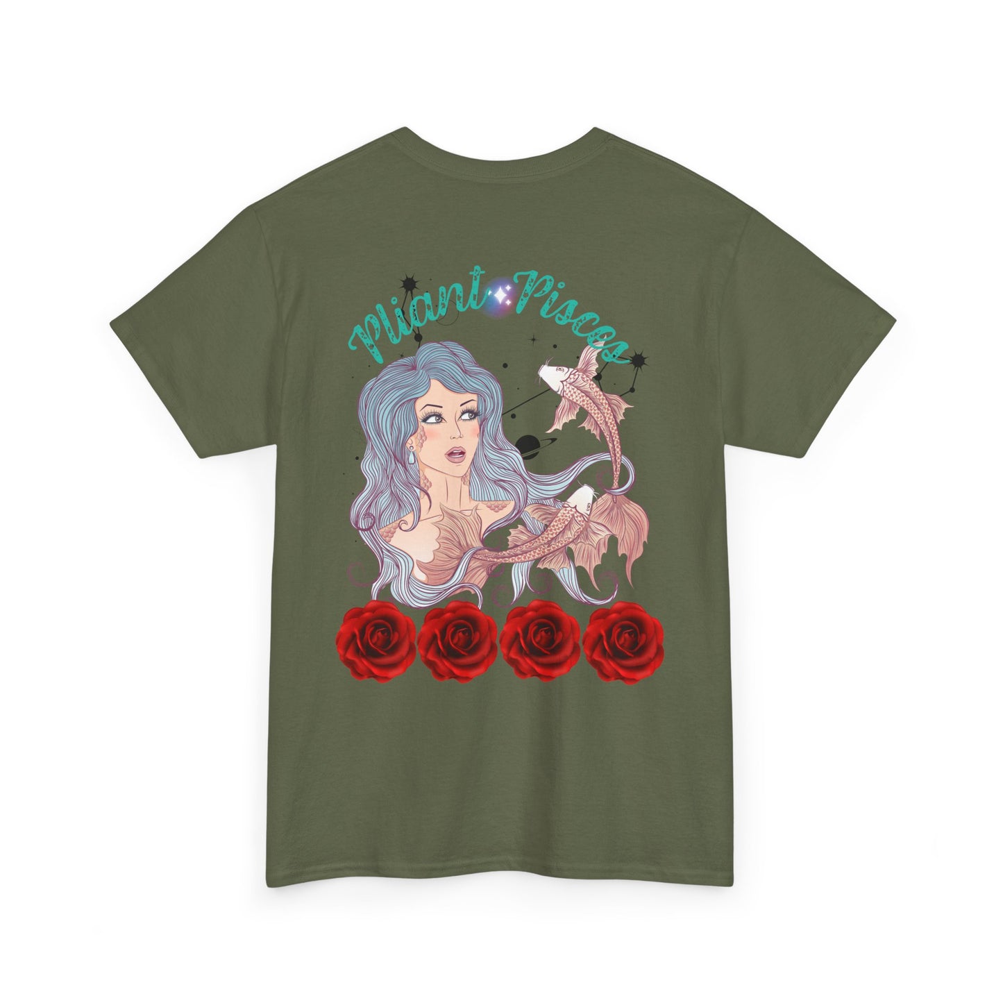 Pisces Zodiac Graphic Tee, Astrology Gift, Horoscope Shirt, Unique Birthday Gift, Unisex Heavy Cotton Tee