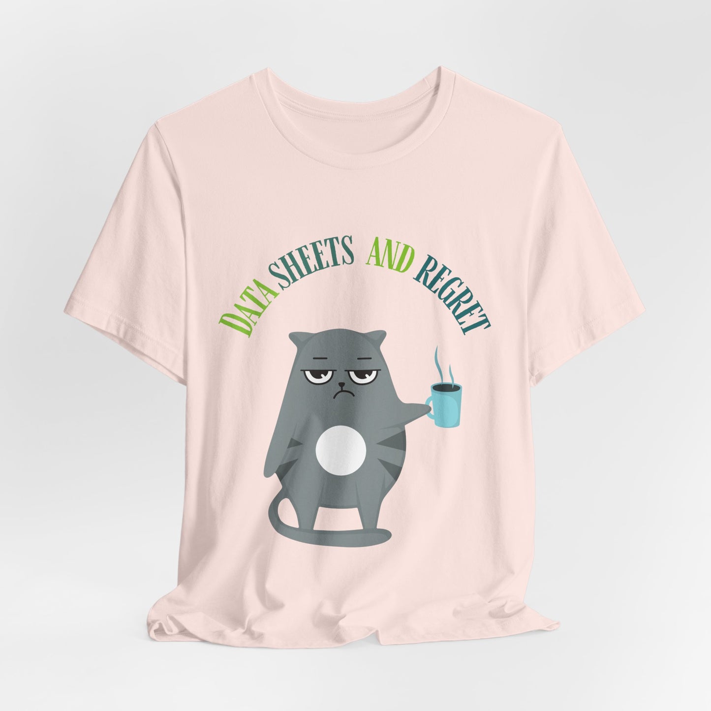 Funny RBT, BCBA T-shirt-Data Sheets and Regrets – Grumpy Cat RBT ABA Tee