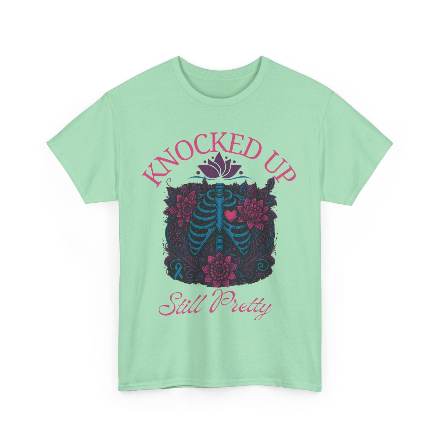 Knocked Up Still Pretty T-Shirt, Gift for Expecting Moms, Funny Pregnancy Shirt, Maternity Wear, Baby Shower Gift