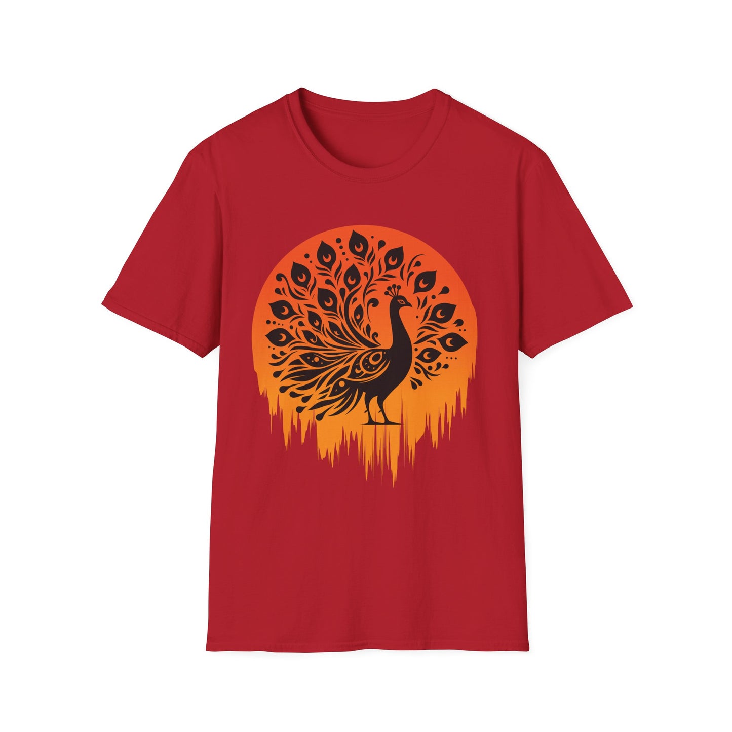 Bohemian Peacock T-Shirt, Gift for Her, Festival Nature Lovers