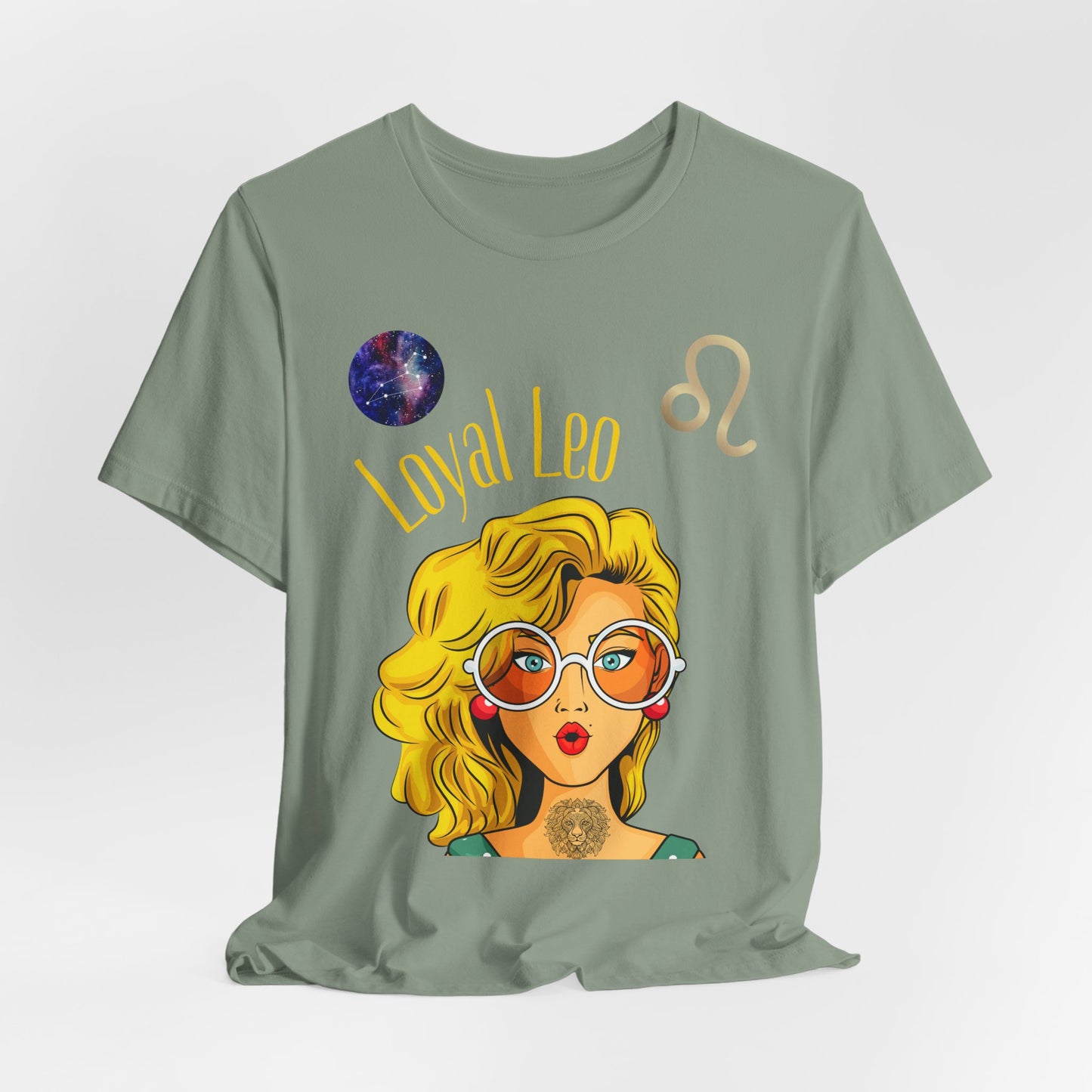 Loyal Leo Unisex Tee, Astrology Shirt, Zodiac T-Shirt, Birthday Gift for Leos, Trendy Graphic Tee, Summer Outfit