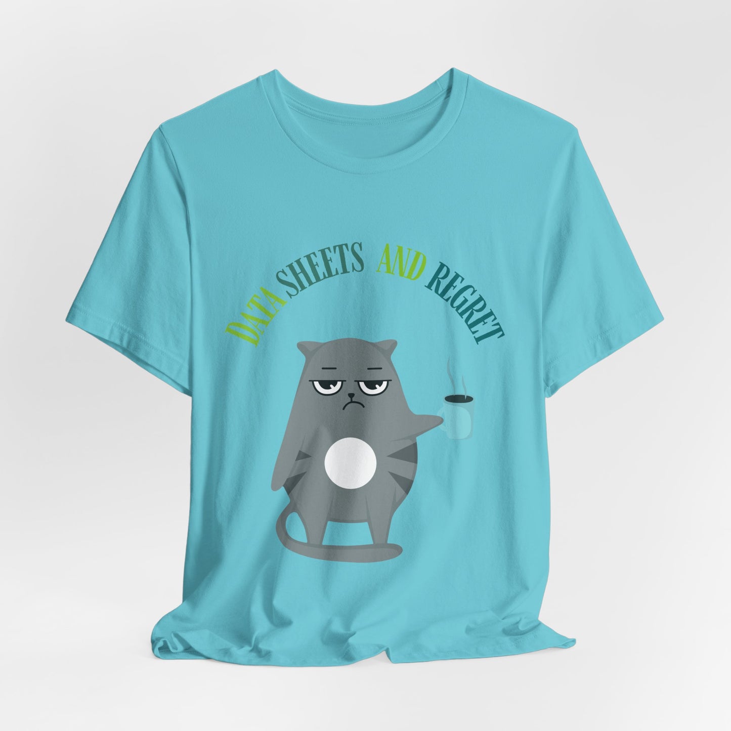 Funny RBT, BCBA T-shirt-Data Sheets and Regrets – Grumpy Cat RBT ABA Tee