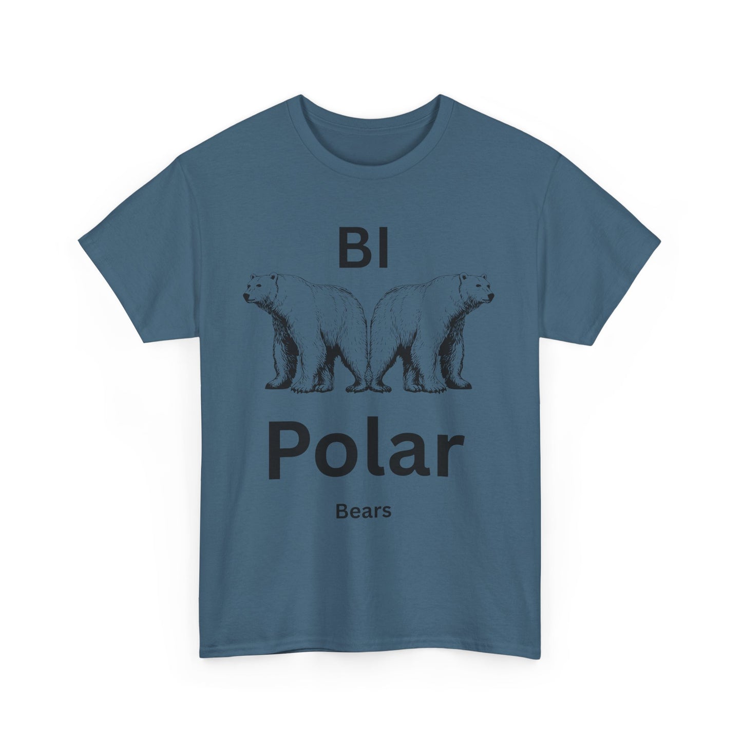 Bi-Polar Bears Graphic Tee | Funny Polar Bear Shirt, Gift for Animal Lovers