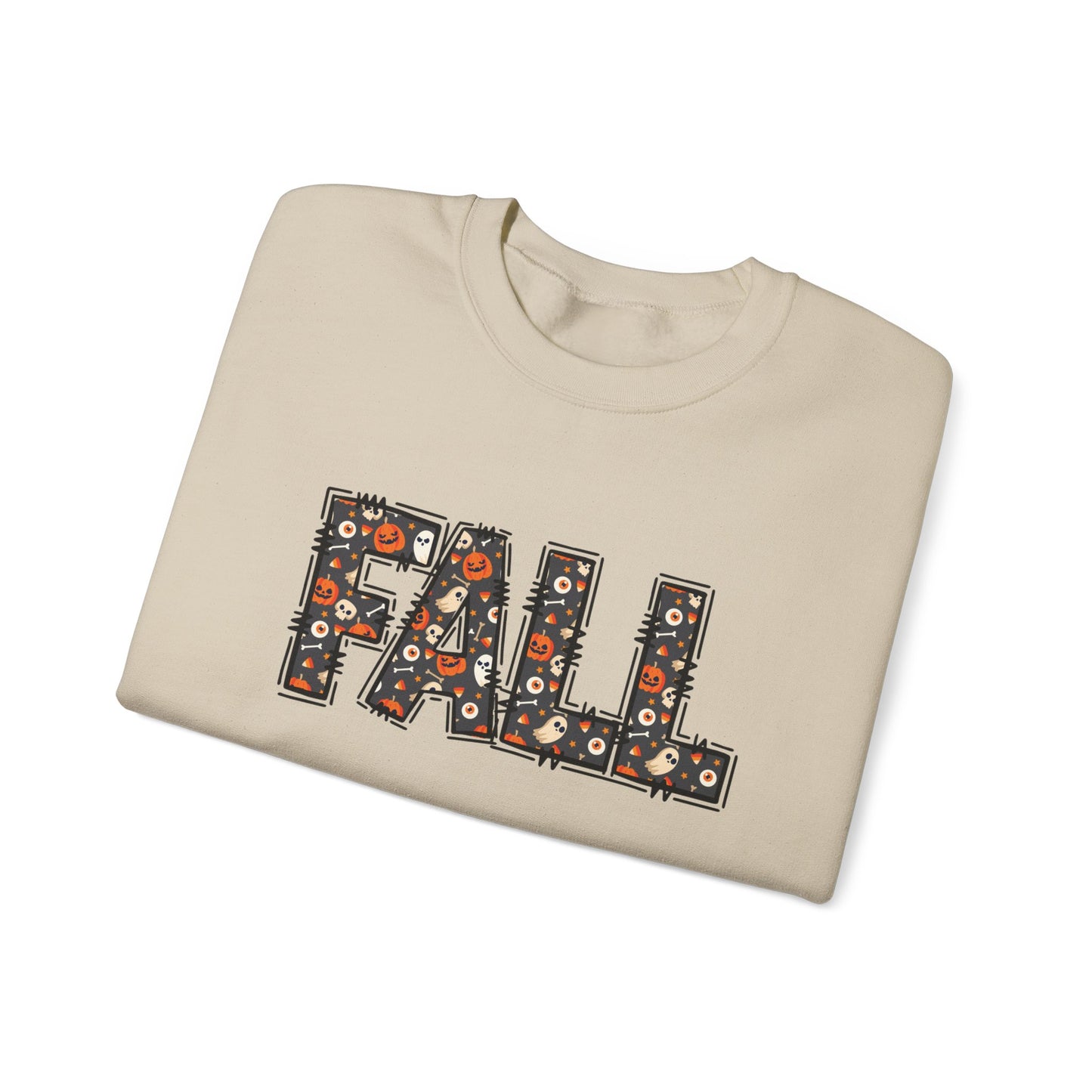 Fall Pumpkin Sweatshirt for Halloween October Vibes, Autumn Outfit, Gift for Her, Layering Piece, Casual Fall Style