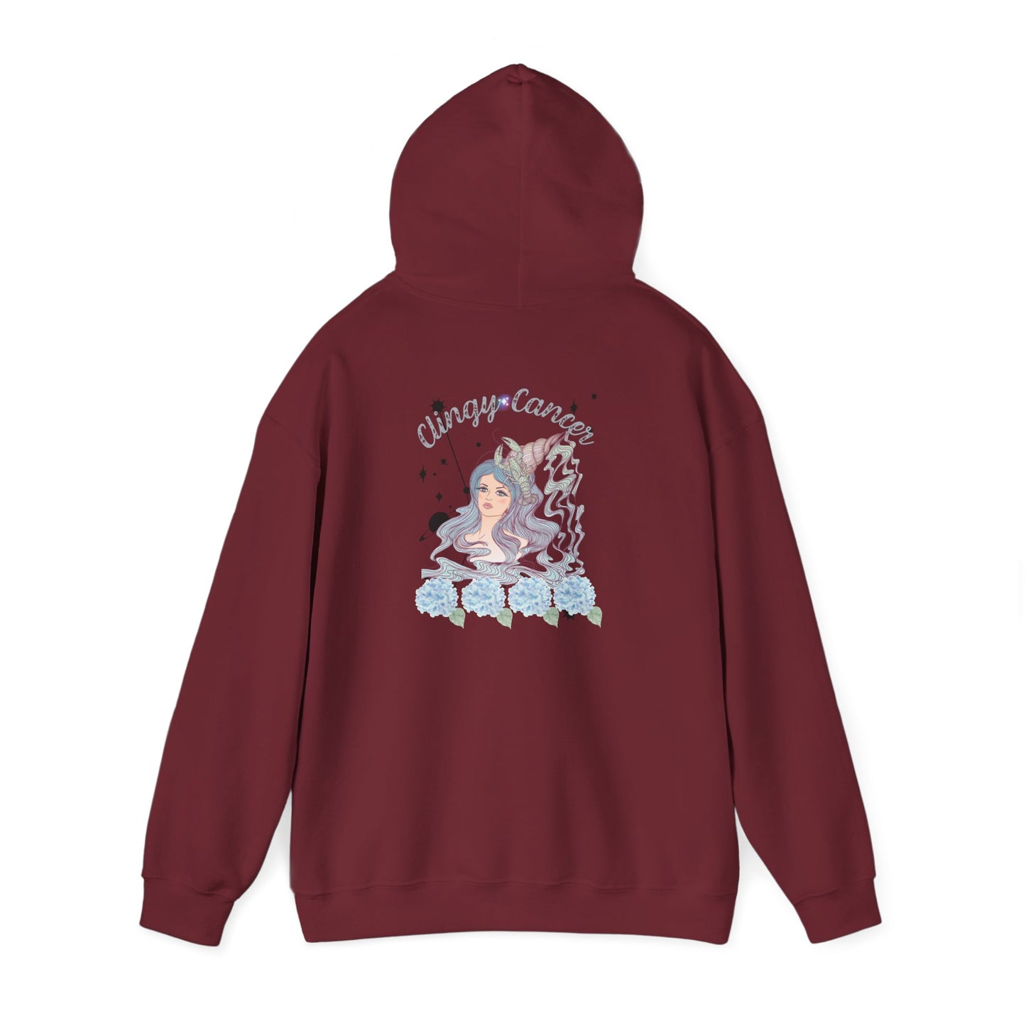 Cancer Zodiac Unisex Hoodie - Celestial Astrology Horoscope Sweatshirt for Women and Men