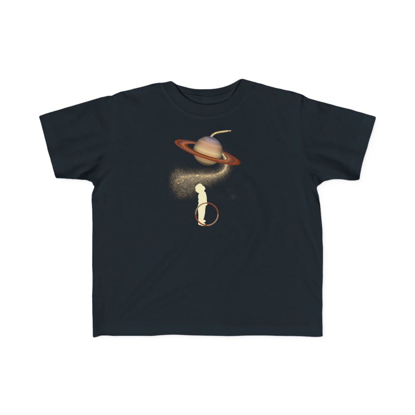 Toddler's Space Tee - Saturn Graphic Shirt, Birthday Gift, Astronomy Lover's Gift
