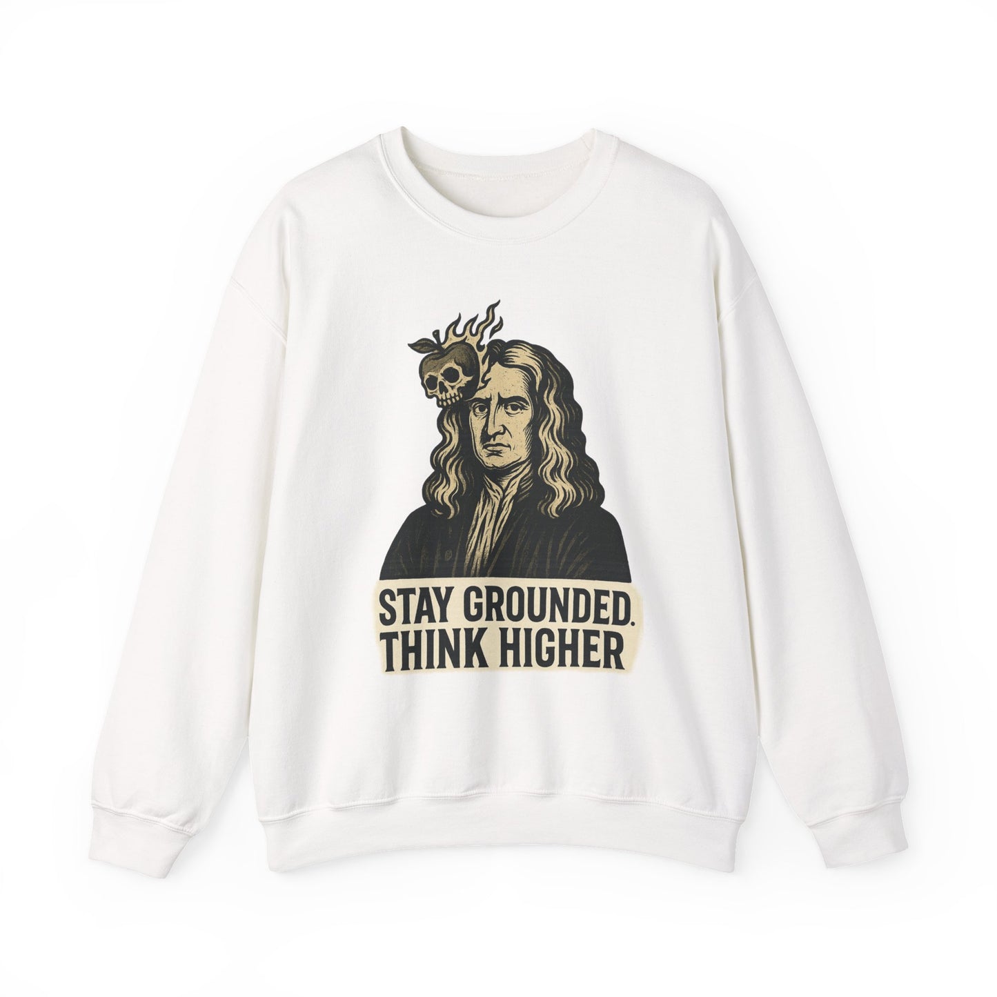Isaac Newton Crewneck Sweatshirt, Inspirational Sweatshirt, Motivational Apparel, Casual Gift, Unisex Fashion