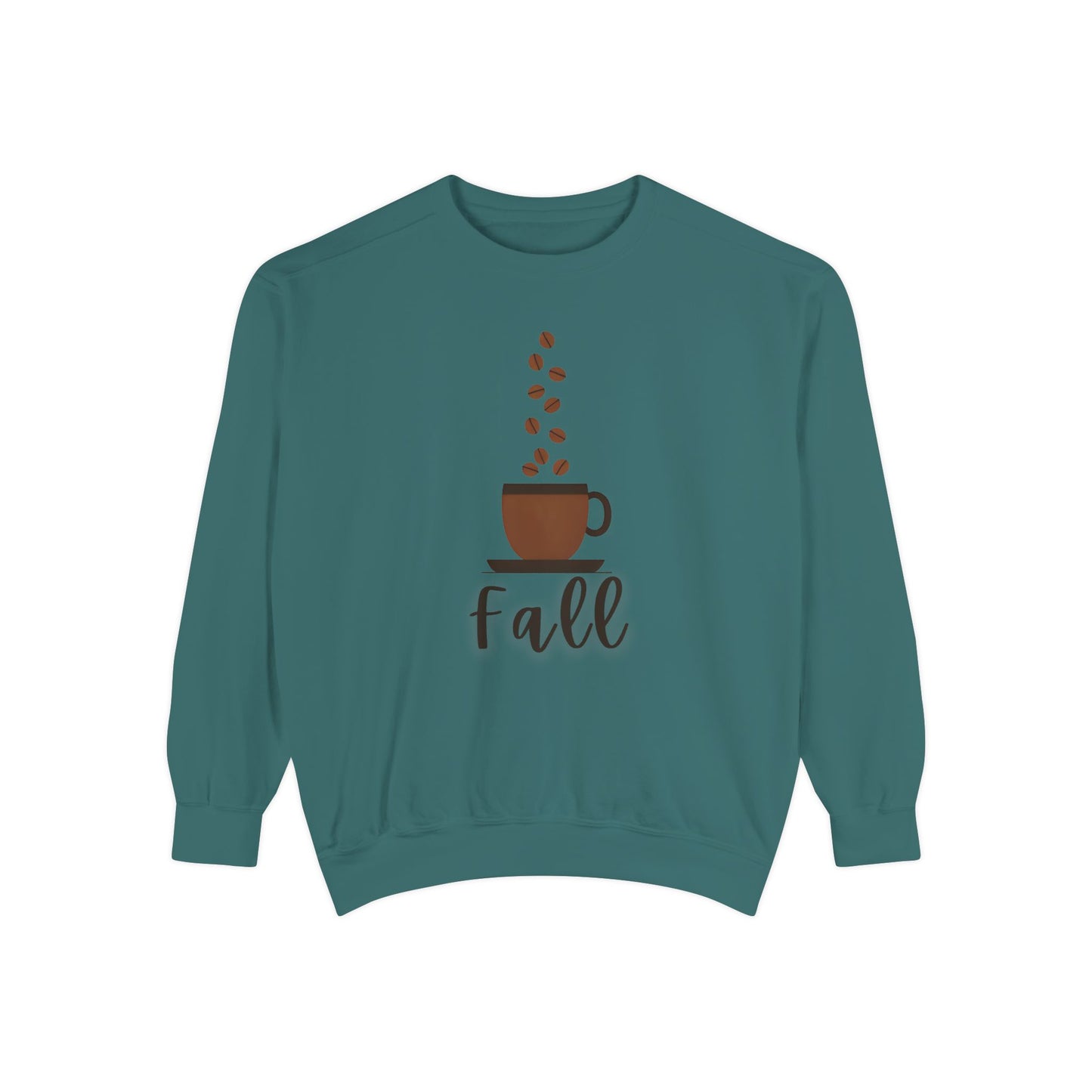 Fall Coffee Vibes Comfort Colors Sweatshirt, Cozy Sweatshirt, Trendy Fall Apparel, Gift for Coffee Lovers, Autumn Fashion