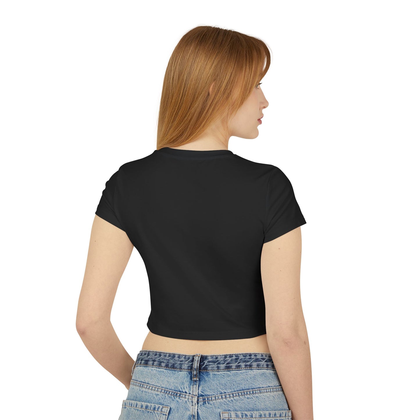 Colorful Monster Graphic Women's Baby Tee - Fun Crop Top, Casual Wear, Festival Outfits, Birthday Gift, Trendy Style