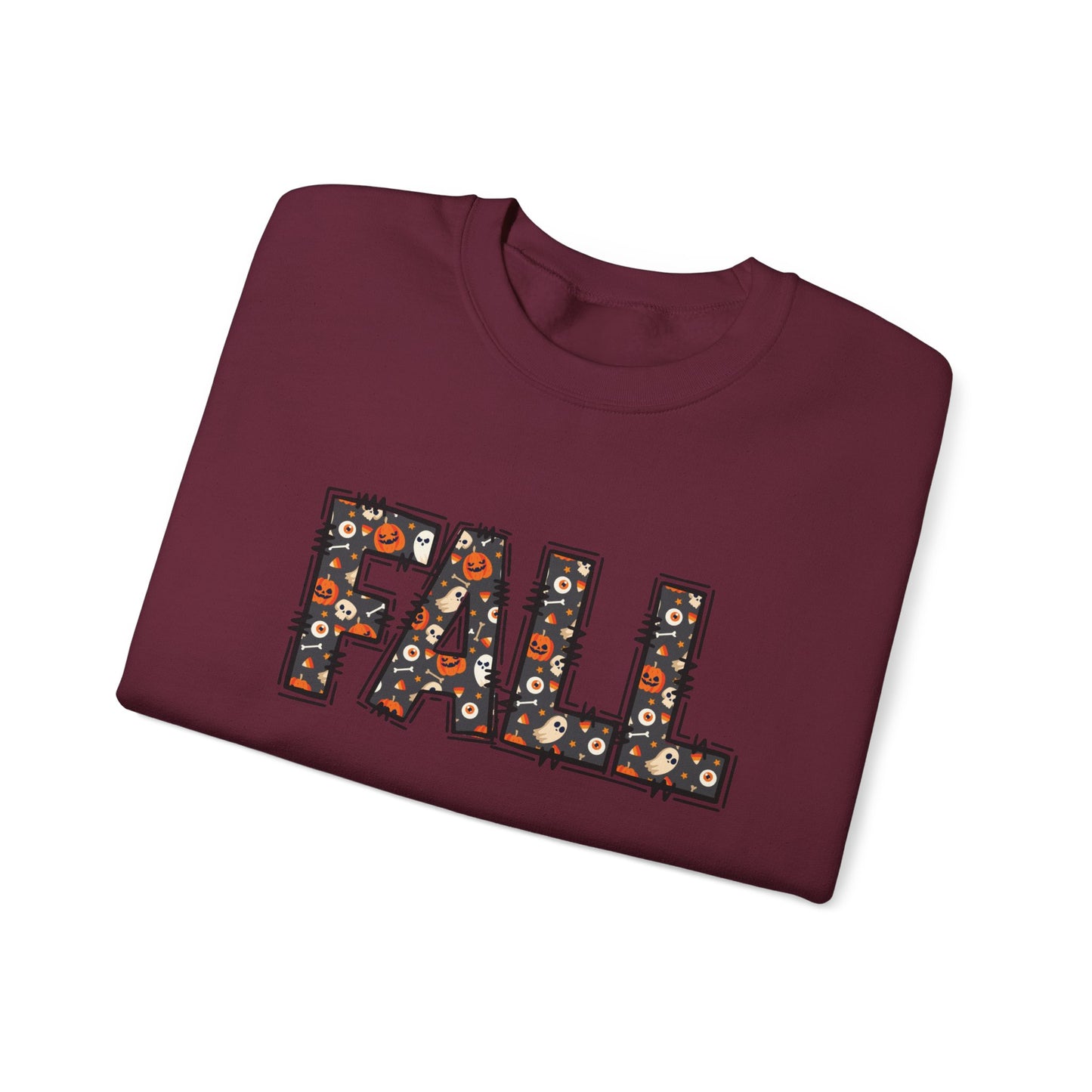 Fall Pumpkin Sweatshirt for Halloween October Vibes, Autumn Outfit, Gift for Her, Layering Piece, Casual Fall Style