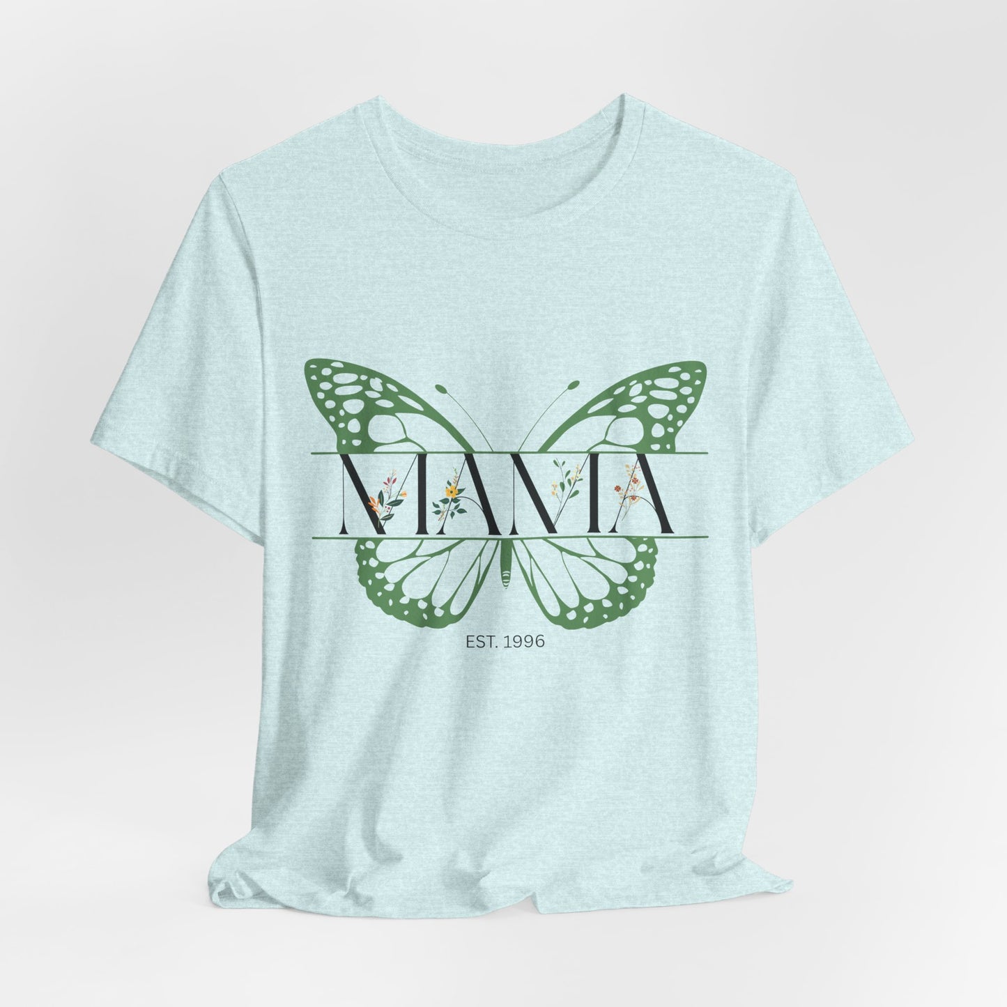 Butterfly-Inspired Tee for Mama, Perfect for Birthdays, Casual Days, Gift for Mom, Earth Day Apparel