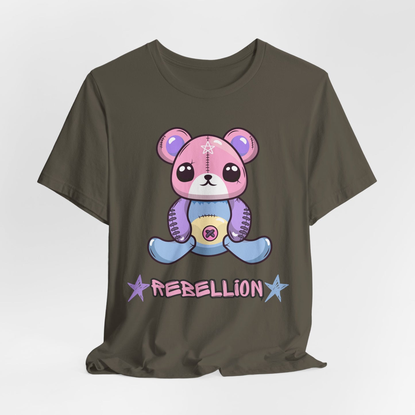 Rebellion Punk Bear Lightweight T-Shirt s for the bold, the different, and those who aren’t afraid to stand out