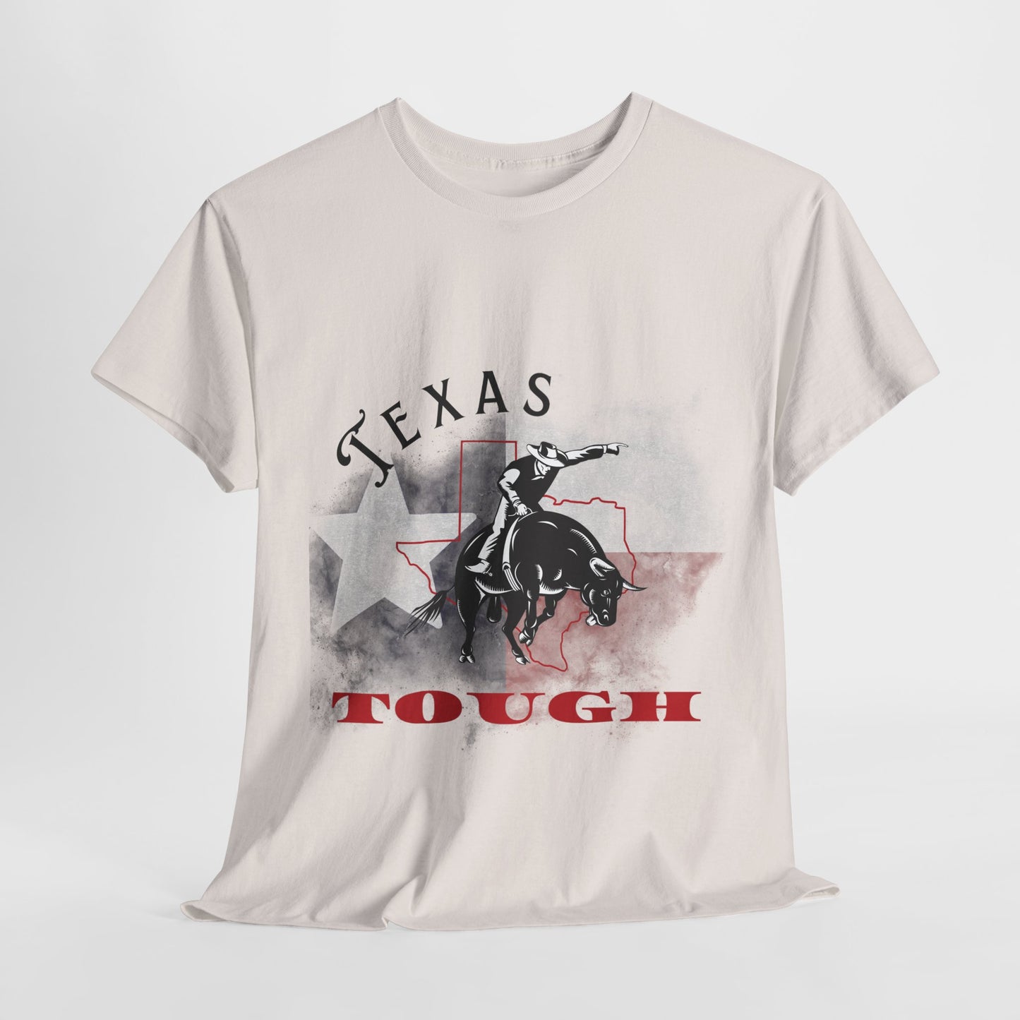 Texas Tough T Shirt, Rodeo Shirt, Western Bull Rider Tee, Cowboy Gift, Country Music, Texas Pride T-Shirt
