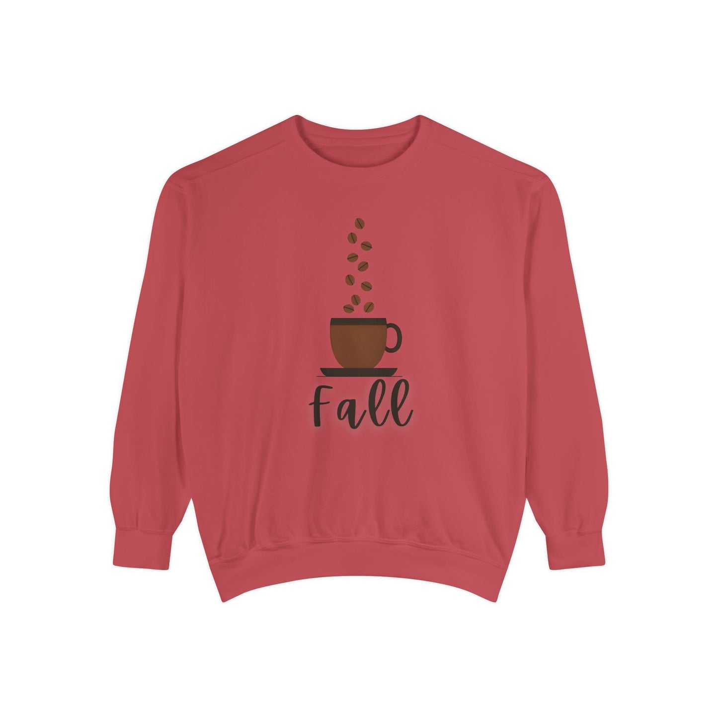 Fall Coffee Vibes Comfort Colors Sweatshirt, Cozy Sweatshirt, Trendy Fall Apparel, Gift for Coffee Lovers, Autumn Fashion
